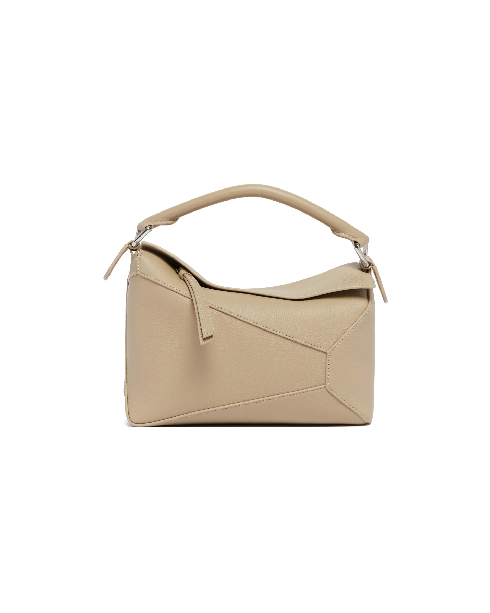 Borsa Puzzle Edge Piccola Beige - Image 2