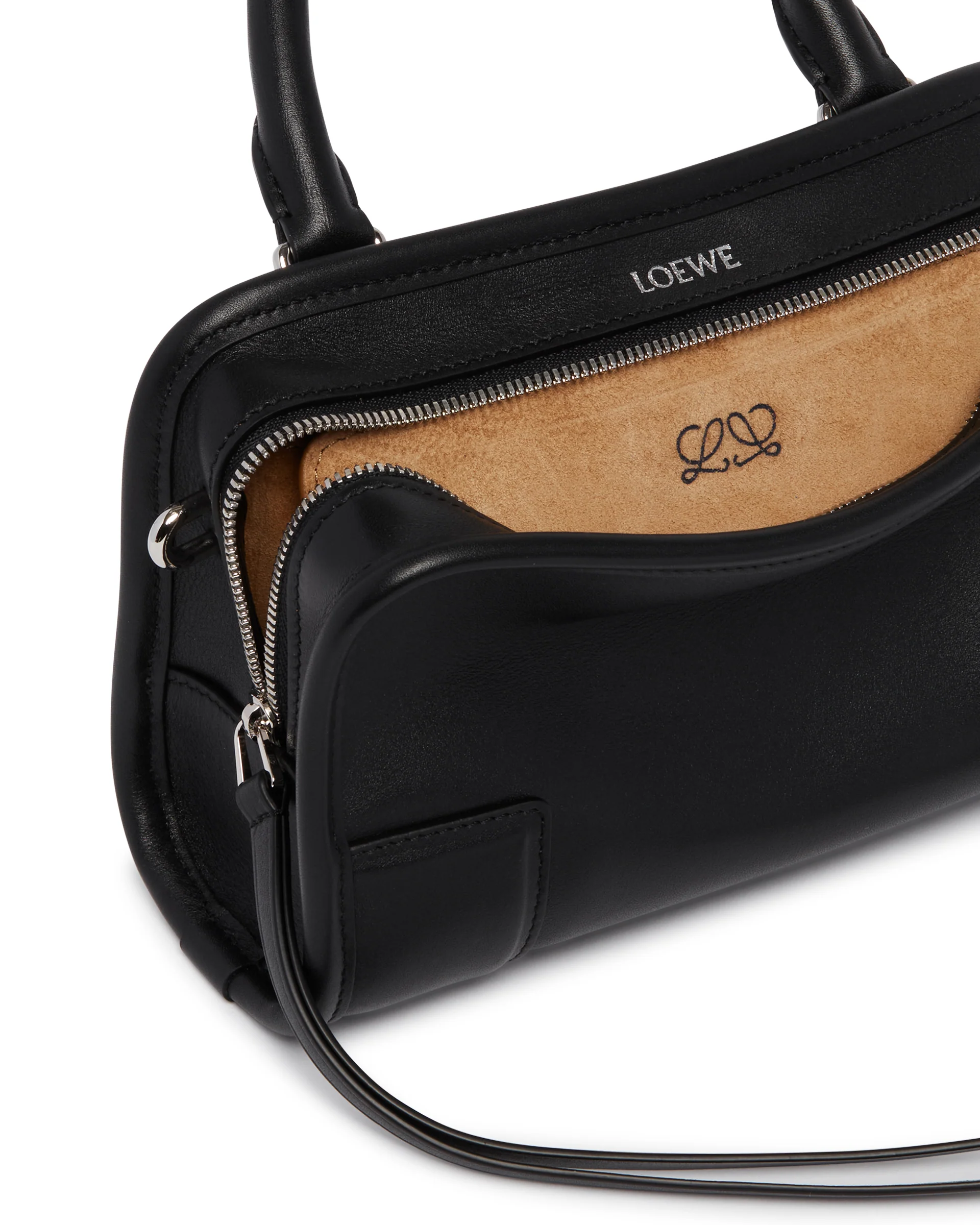 Borsa Amazona 180 Mini In Pelle Nera - Image 4