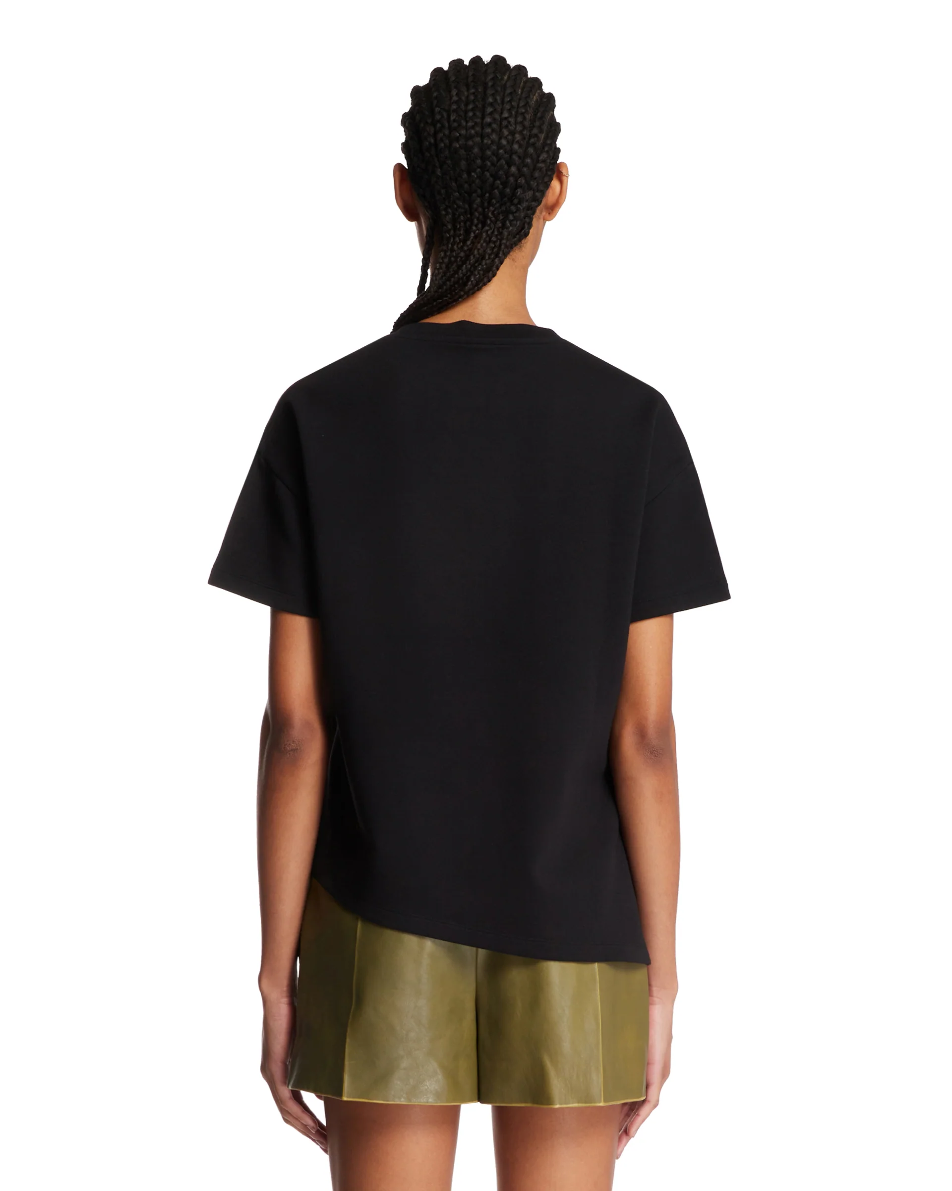 T-Shirt Asimmetrica Nera - Image 5