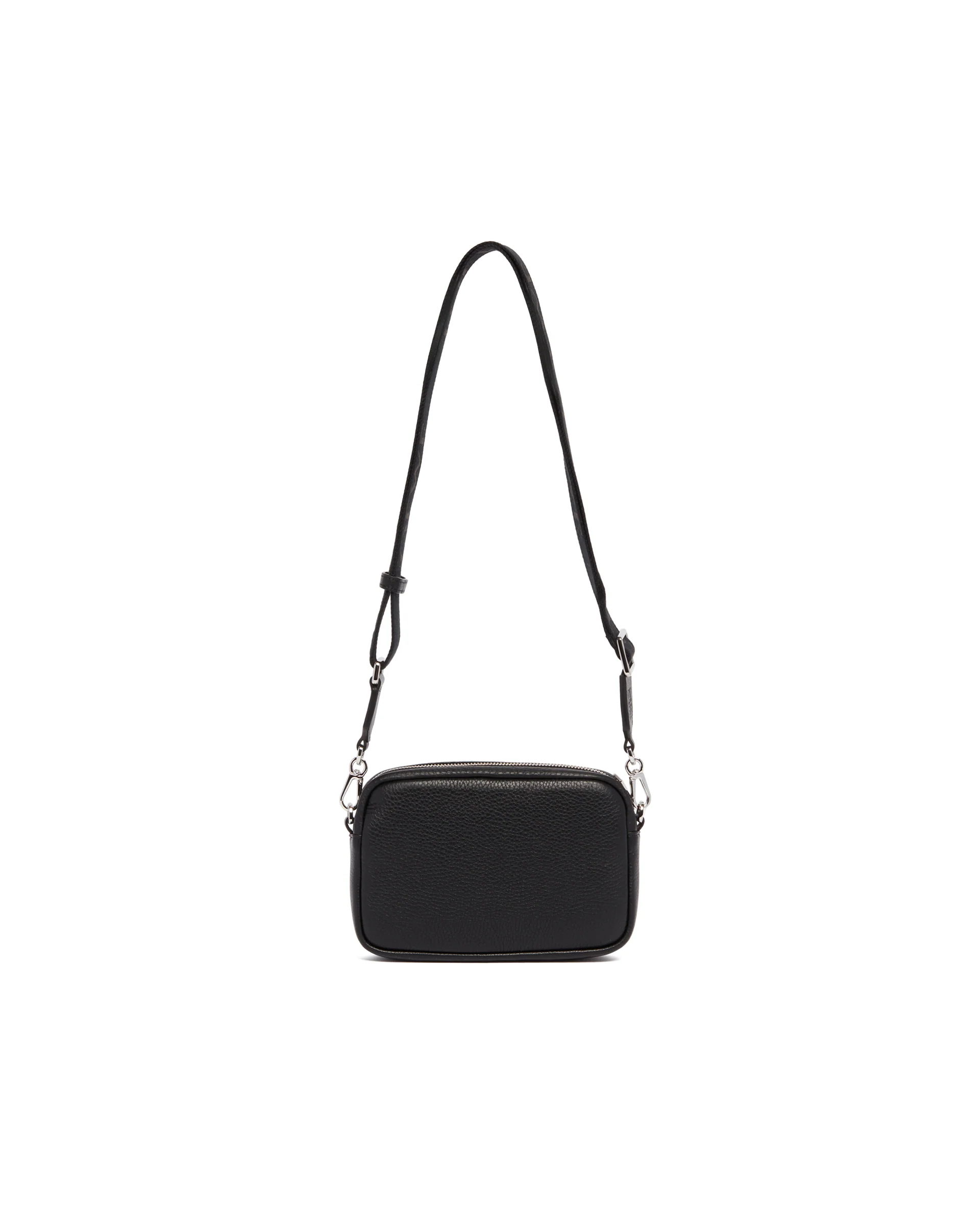 Borsa Pebble Messenger Piccola Nera - Image 6