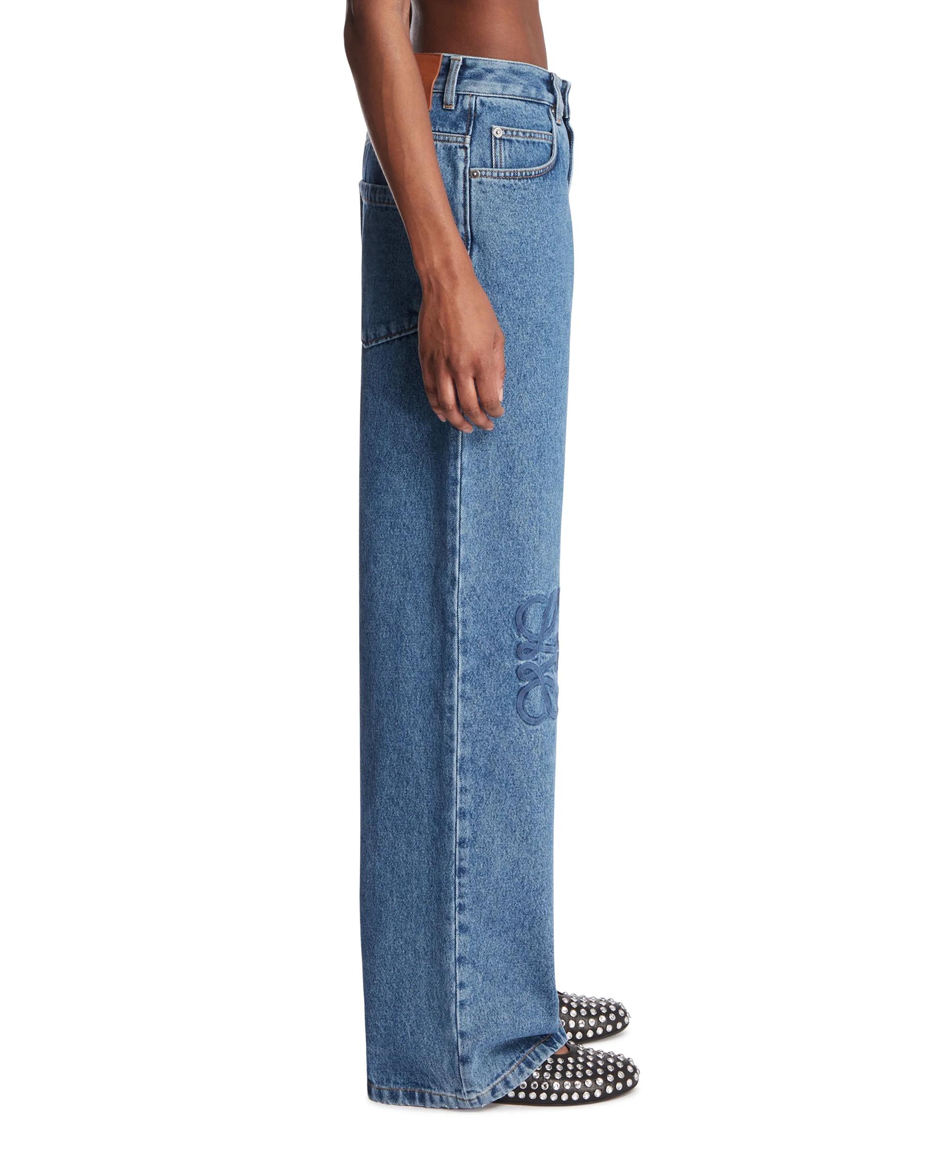 Jeans Anagram Baggy Blu - Image 4