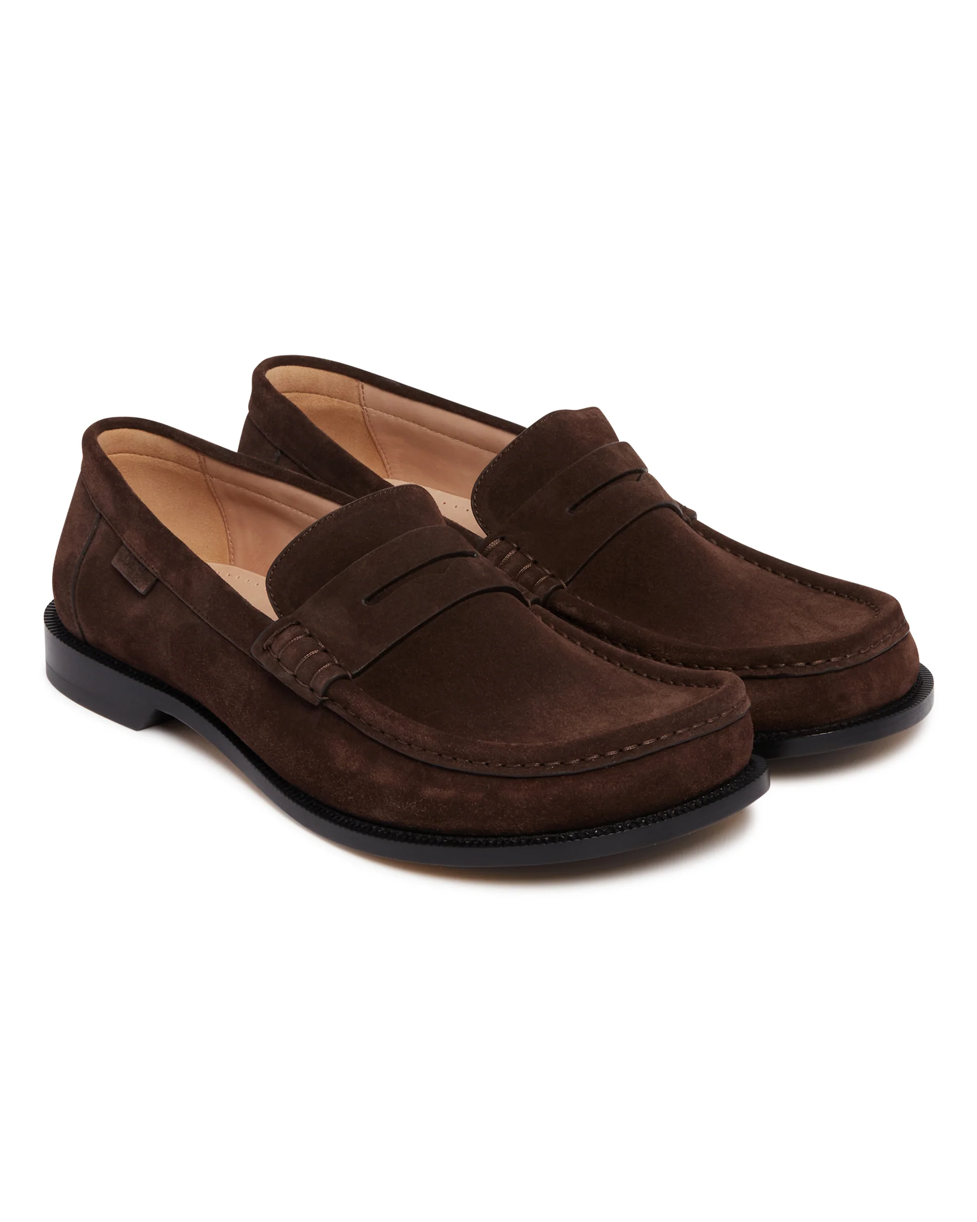 Mocassini Campo In Suede Marroni - Image 3