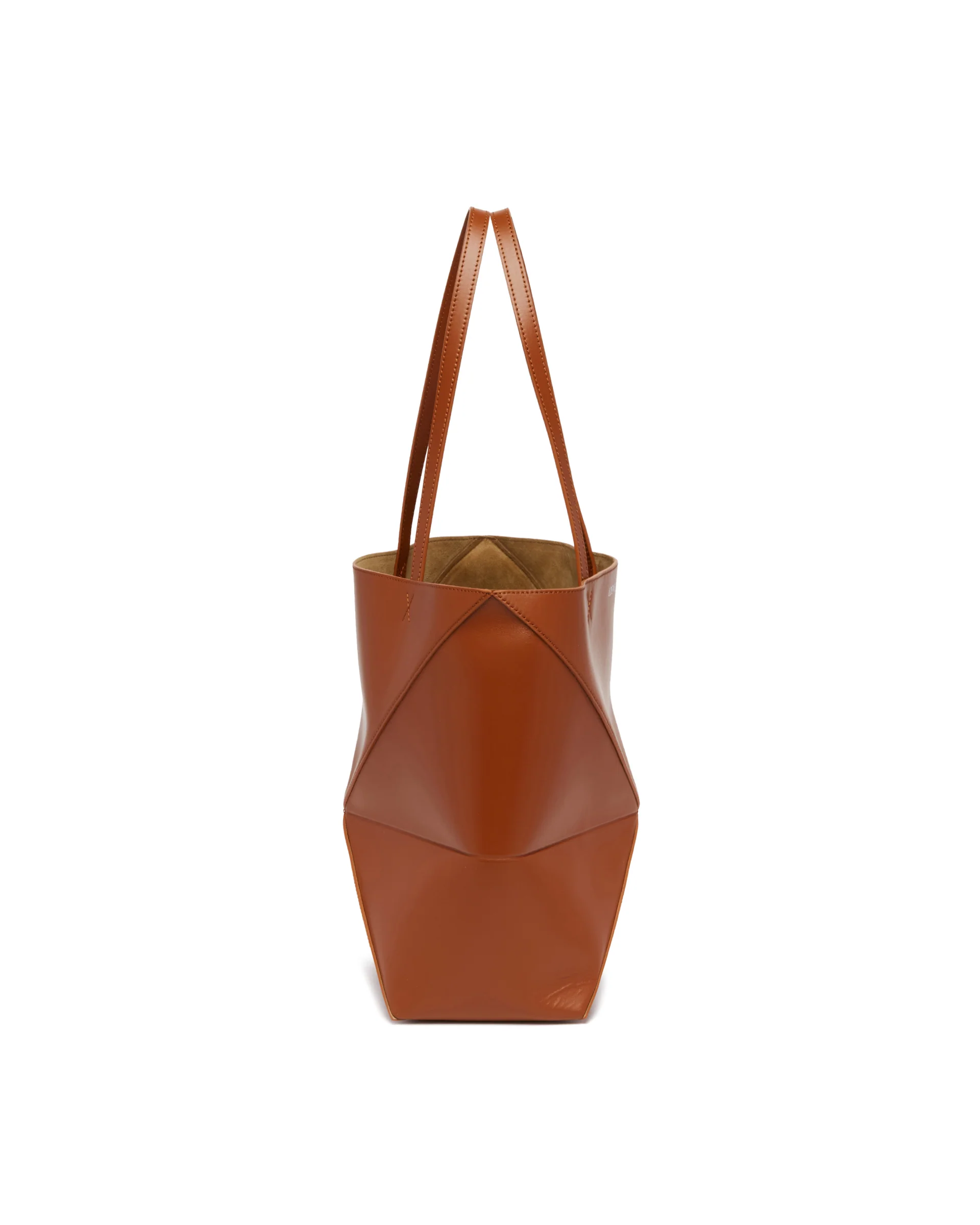 Borsa Puzzle Fold Tote Media Marrone - Image 7