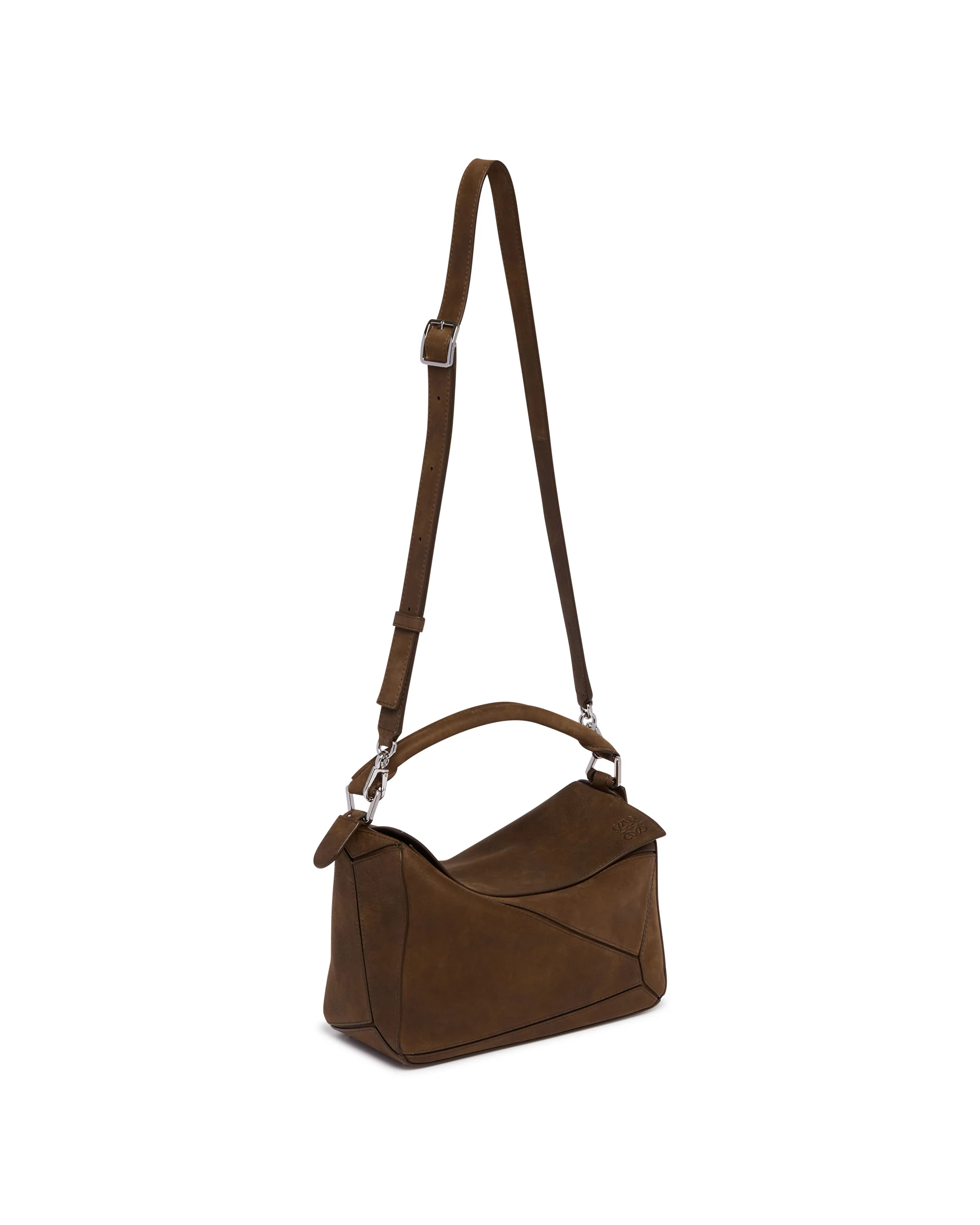 Borsa Featherlight Puzzle Piccola Marrone - Image 3