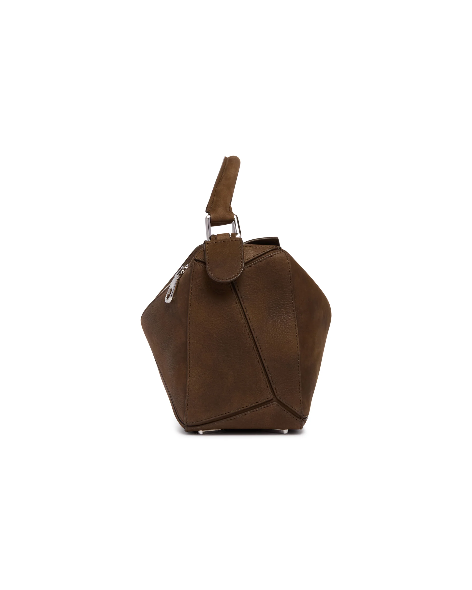 Borsa Featherlight Puzzle Piccola Marrone - Image 5