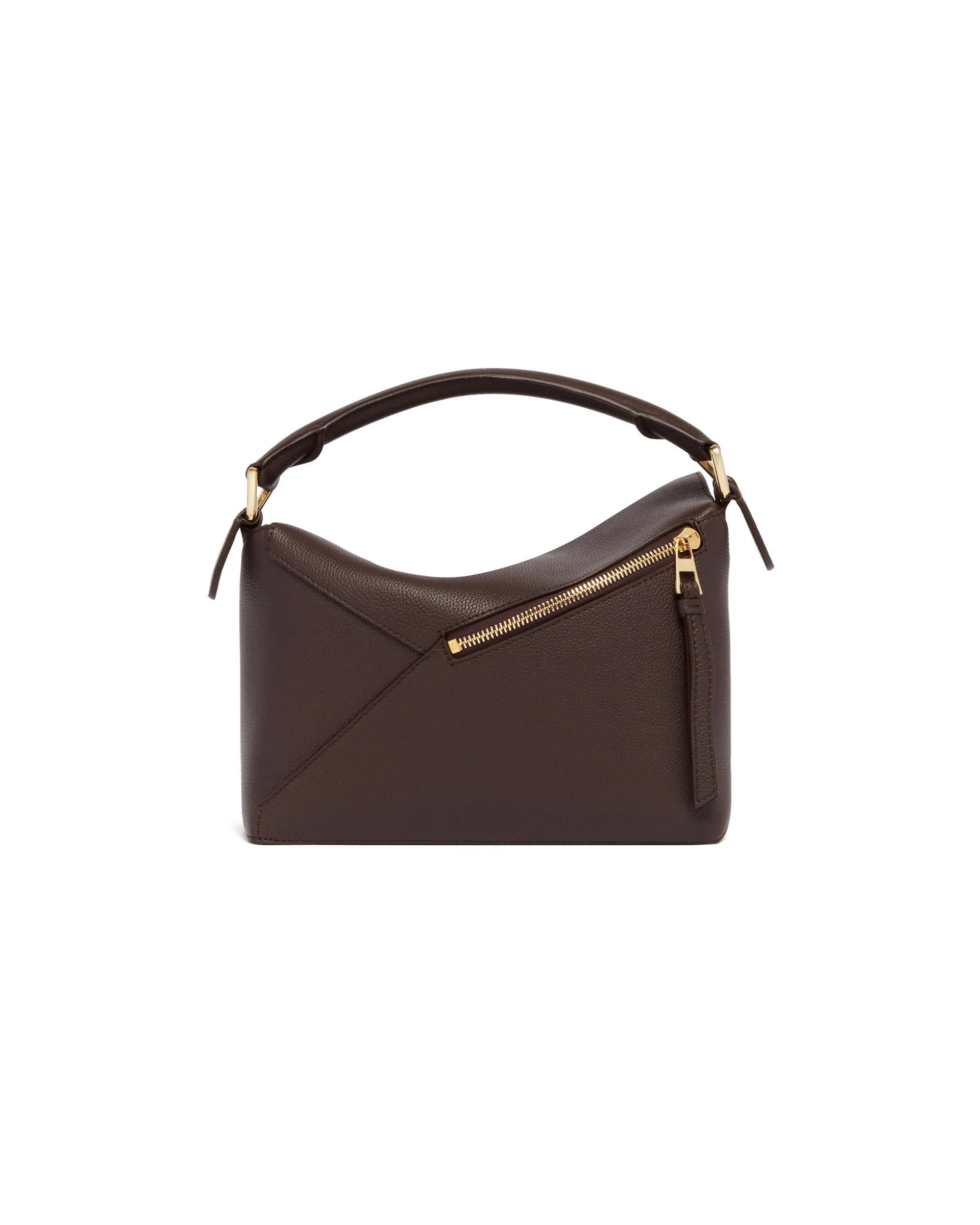 Borsa Puzzle Edge Piccola Marrone - Image 5