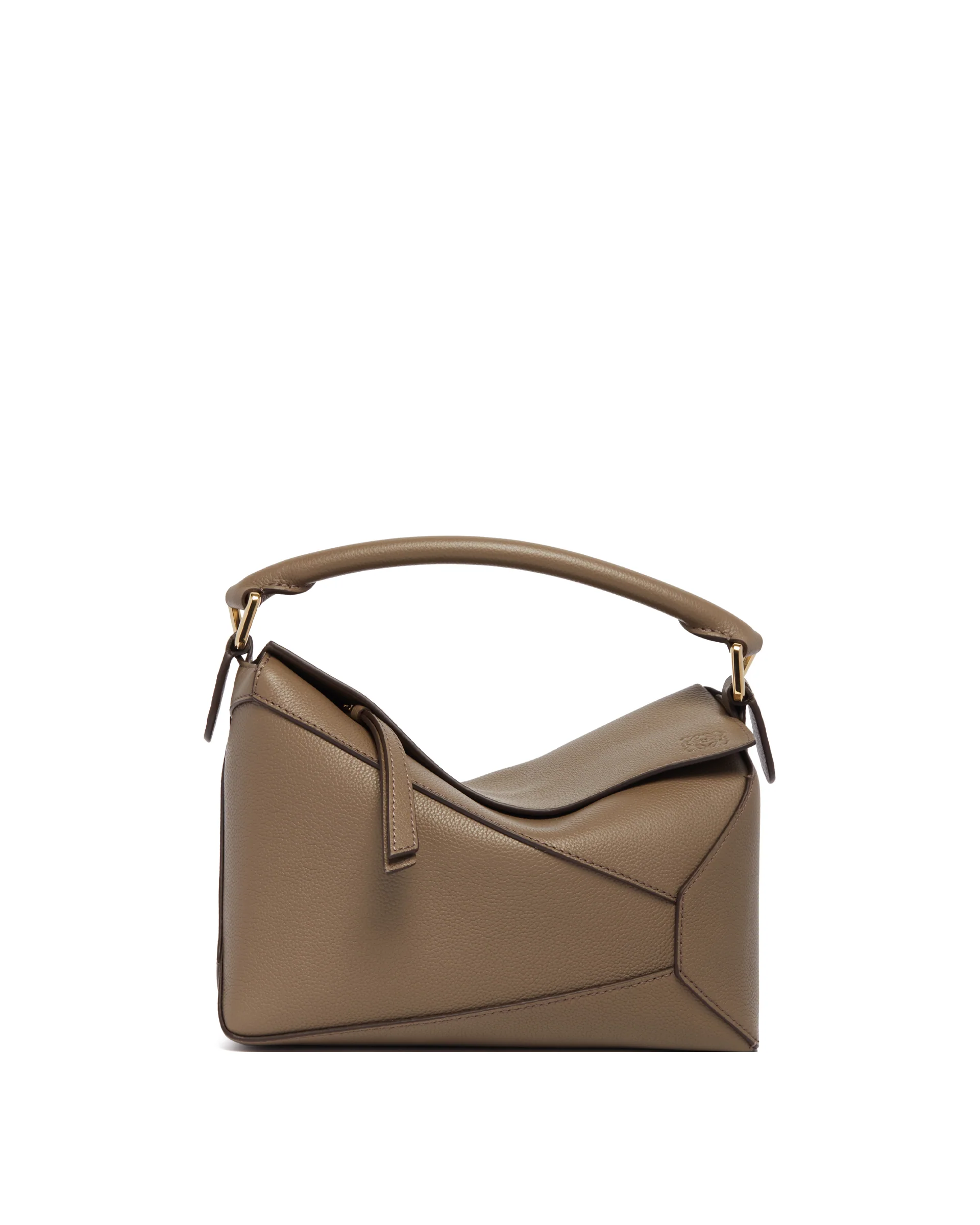 Borsa Puzzle Edge Piccola Marrone
