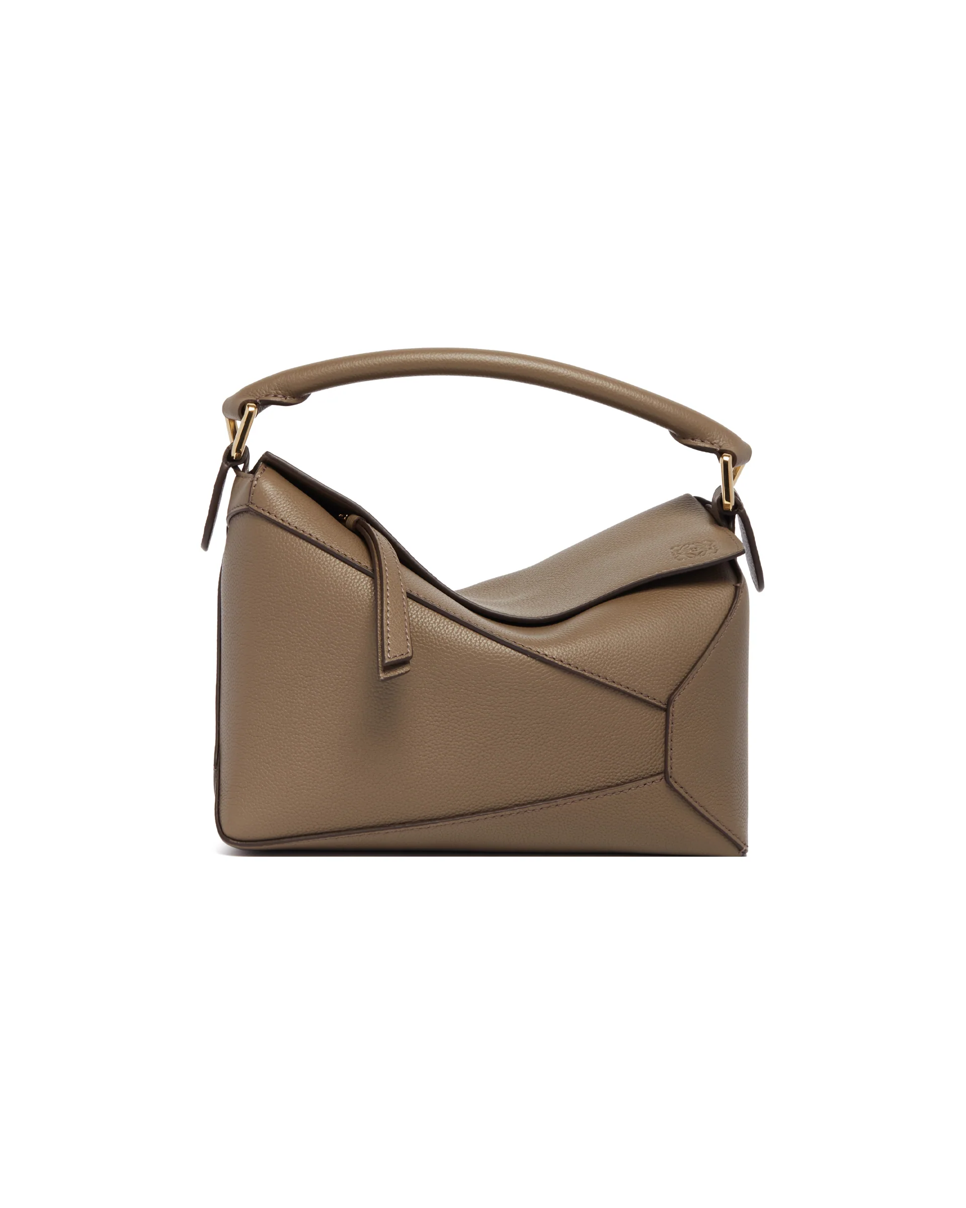 Borsa Puzzle Edge Piccola Marrone - Image 2