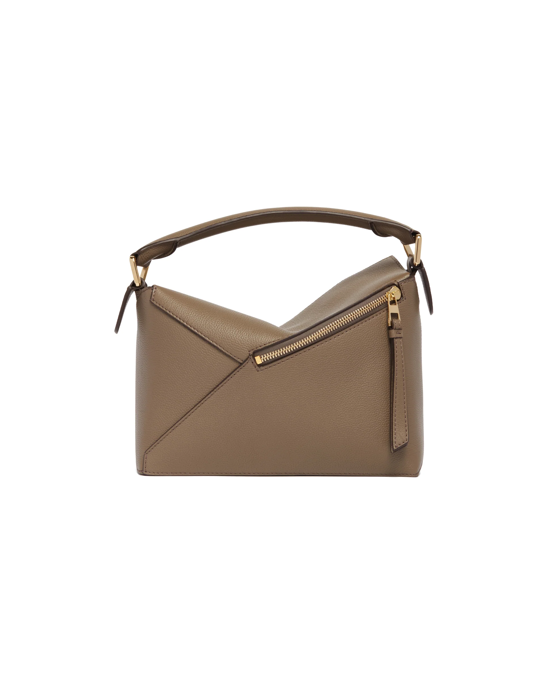 Borsa Puzzle Edge Piccola Marrone - Image 6