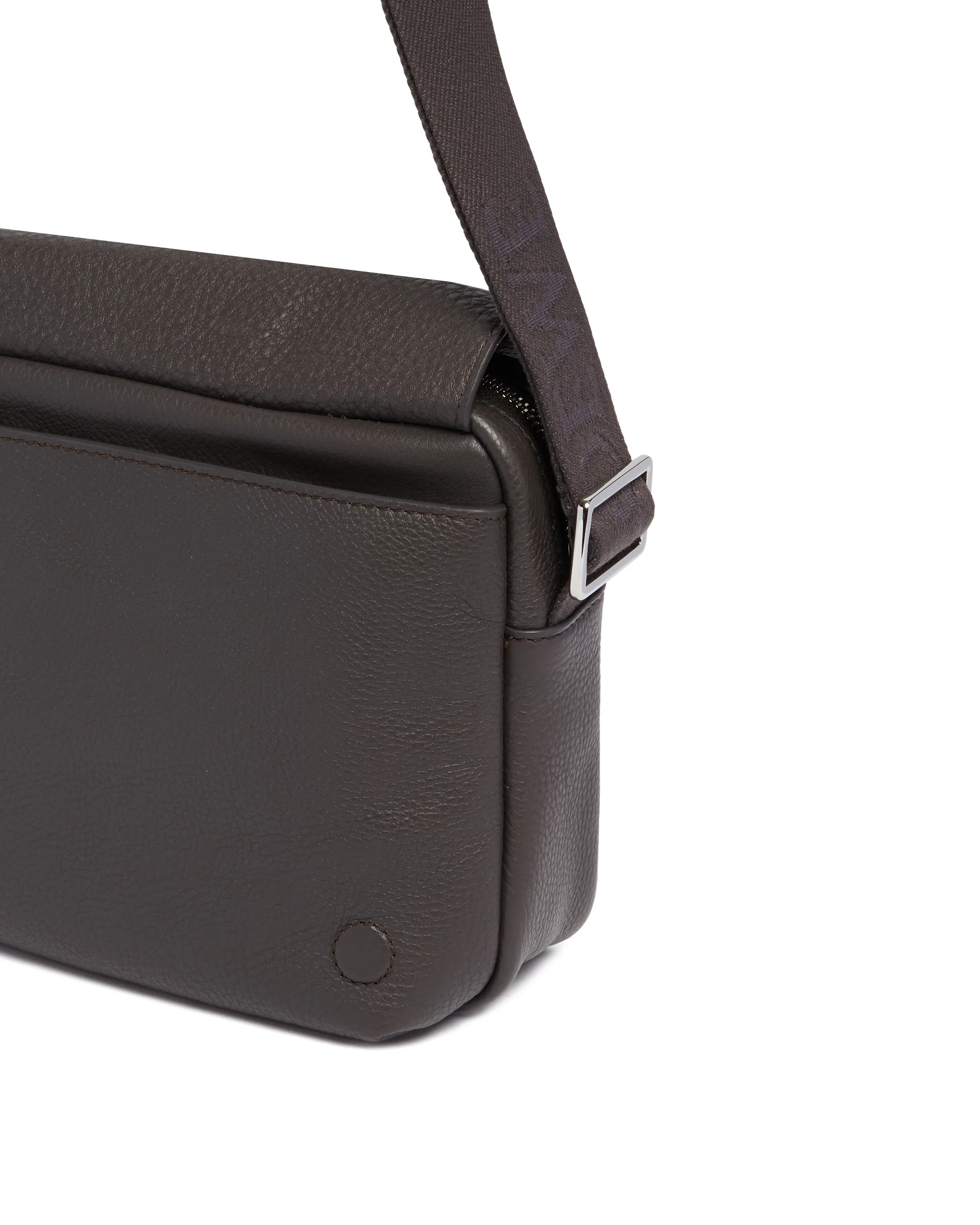 Borsa Pebble Messenger Media Grigia - Image 4