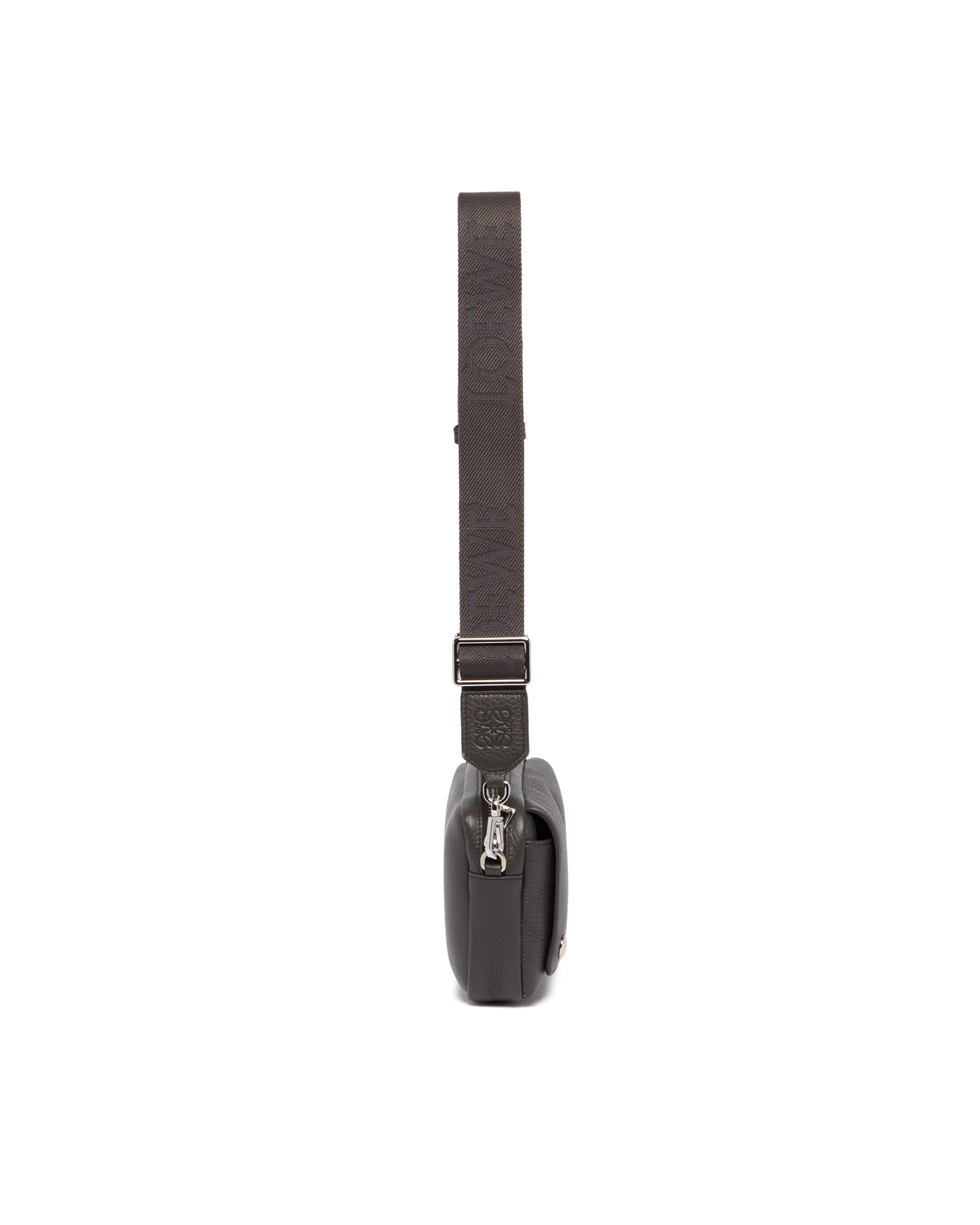Borsa Pebble Messenger Piccola Grigia - Image 7