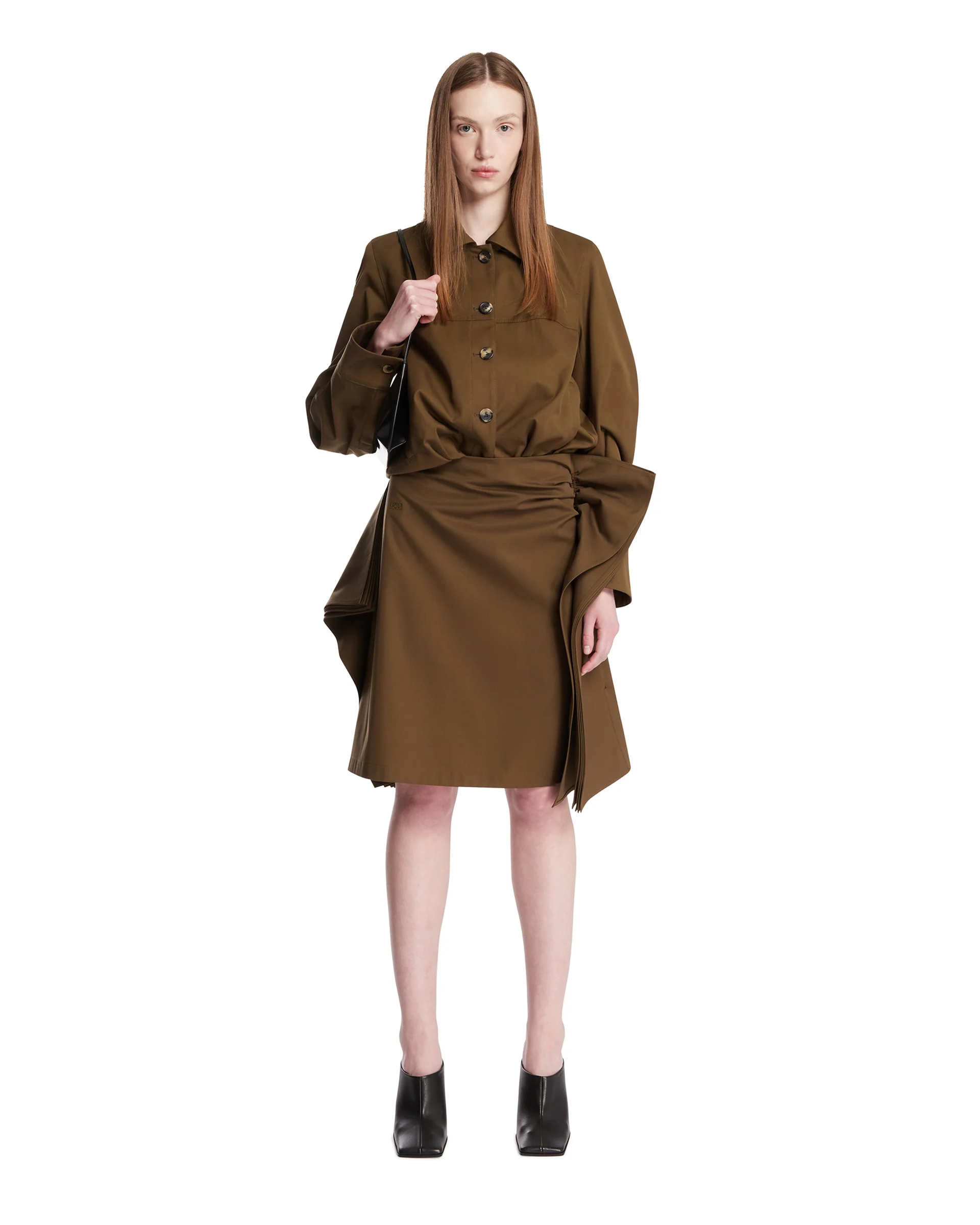 Gonna Con Drappeggi Verde - Image 3