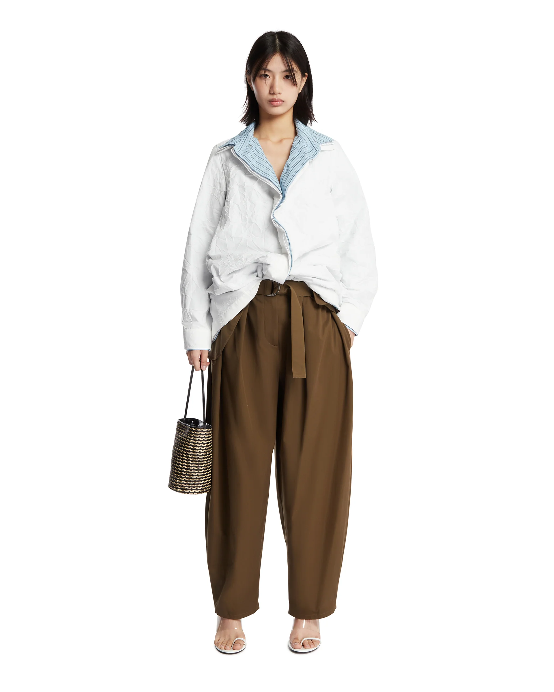 Pantaloni Con Maxi Tasche Verdi - Image 3