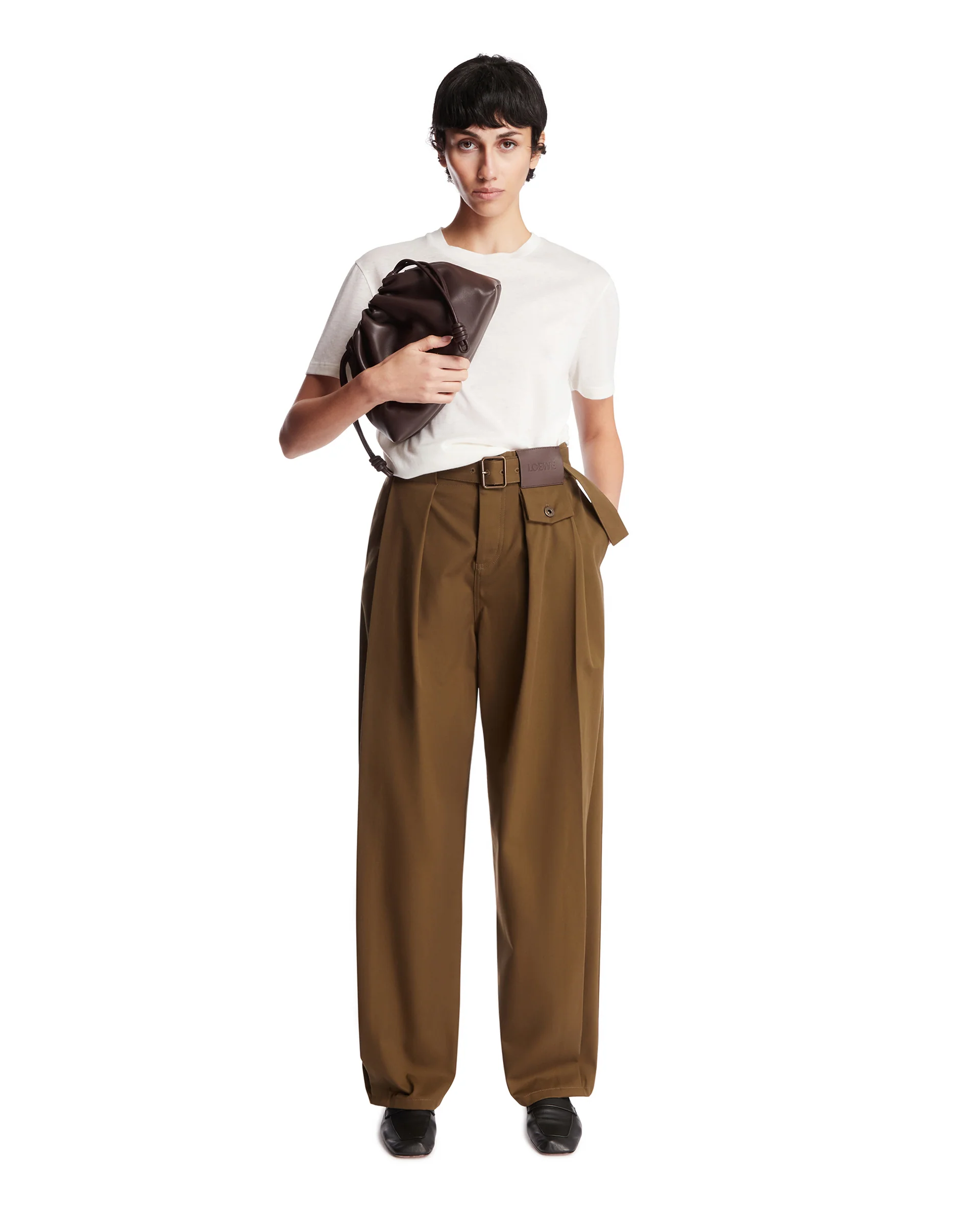 Pantaloni Con Cintura Verdi - Image 3