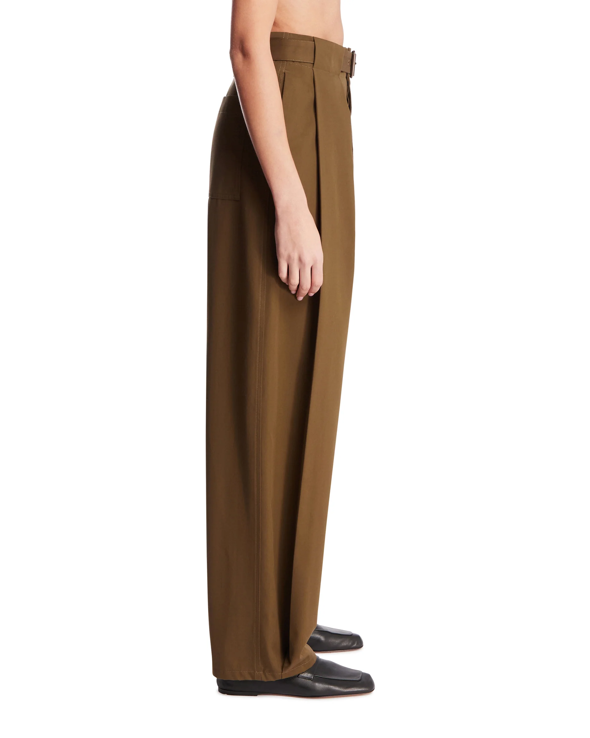 Pantaloni Con Cintura Verdi - Image 4