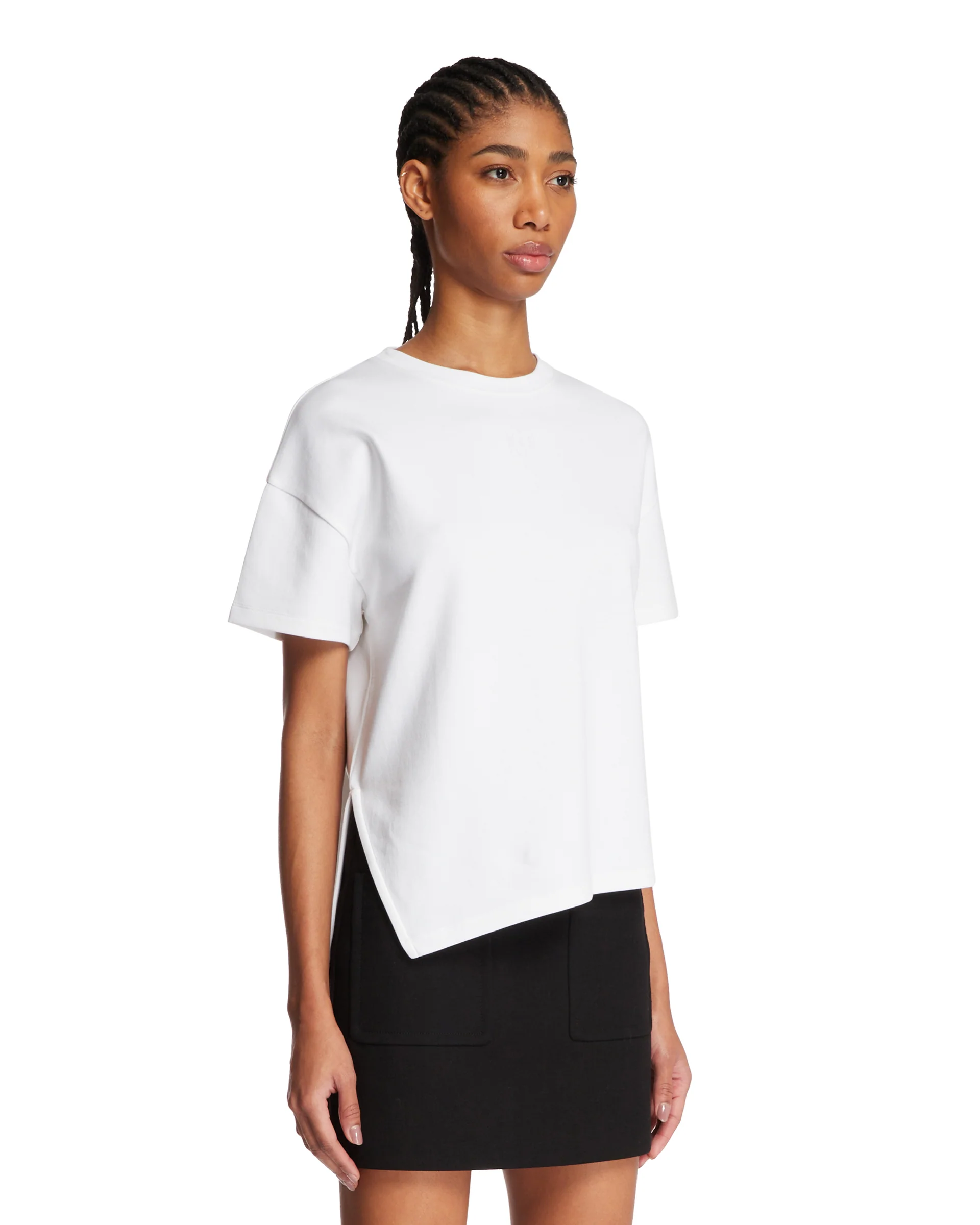 T-Shirt Asimmetrica Bianca - Image 2