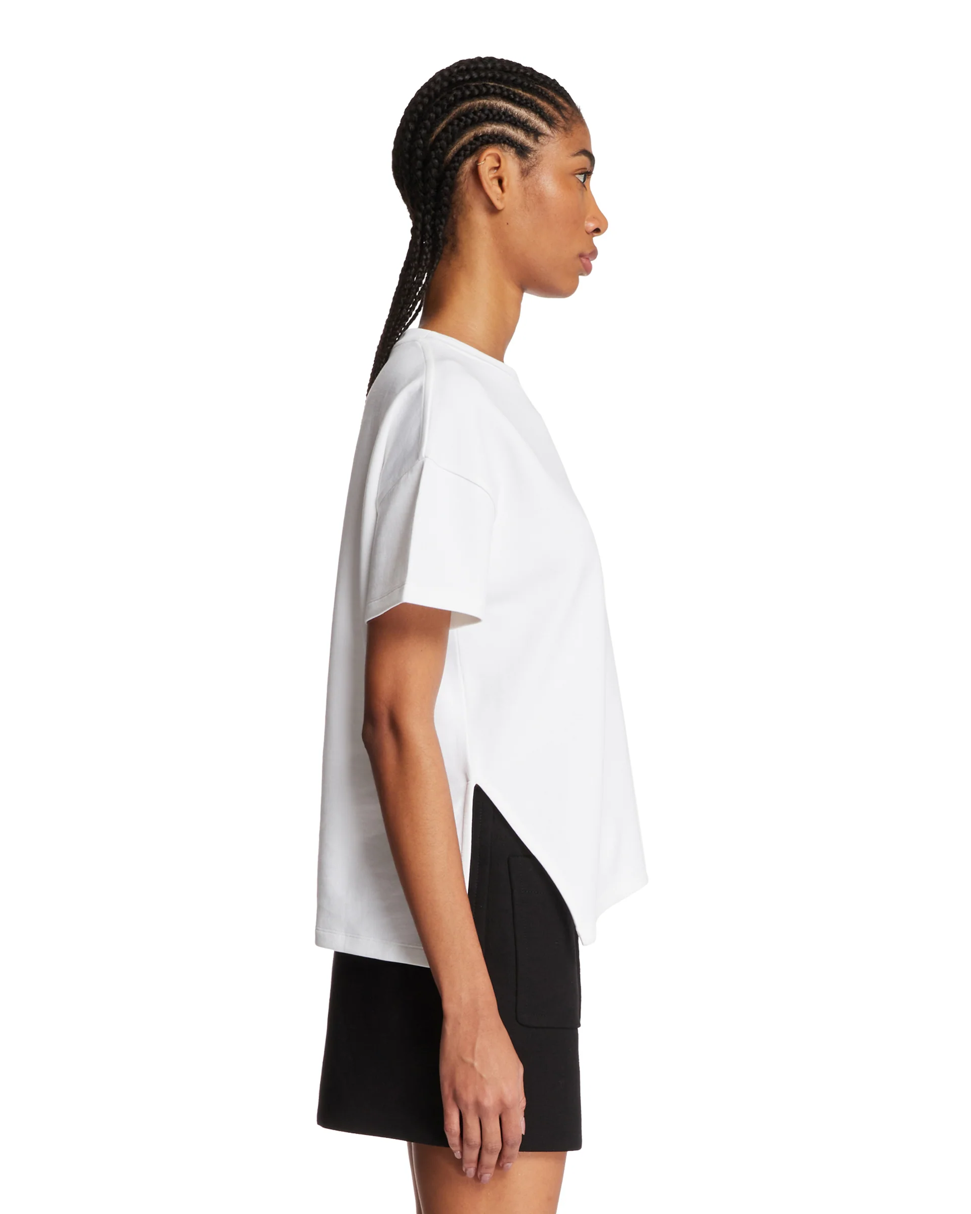 T-Shirt Asimmetrica Bianca - Image 4
