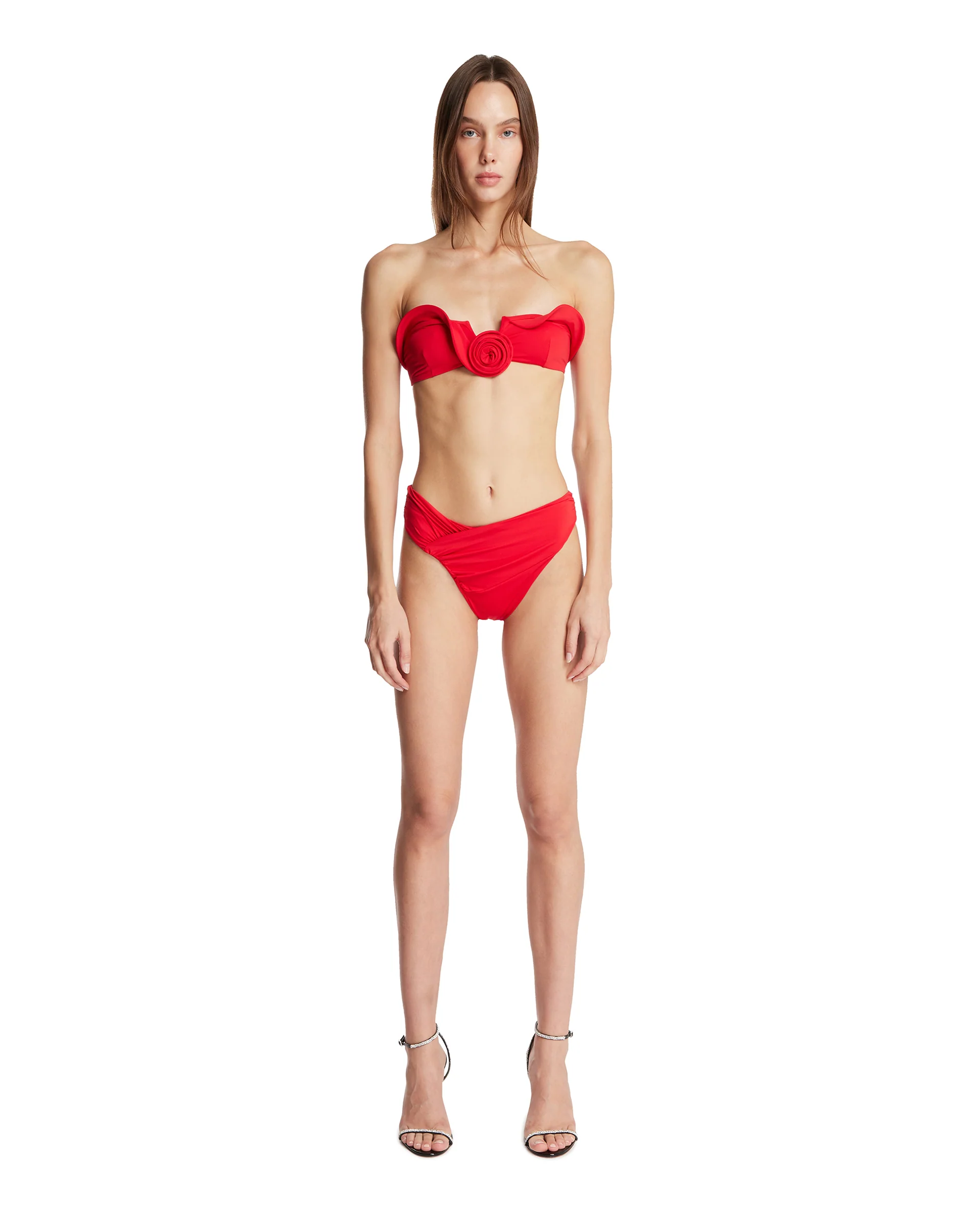 Top Bikini Scultoreo Rosso - Image 3