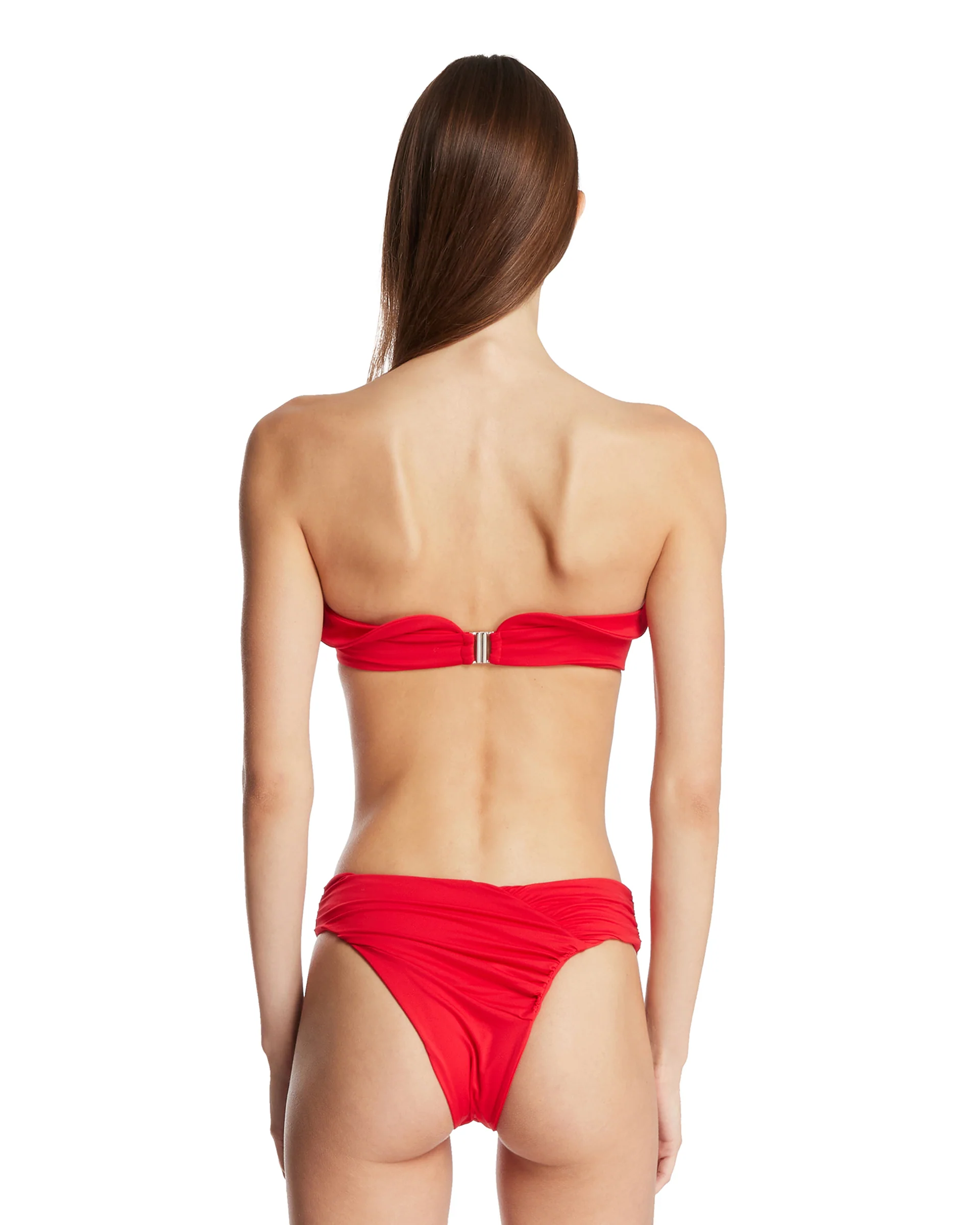 Top Bikini Scultoreo Rosso - Image 5
