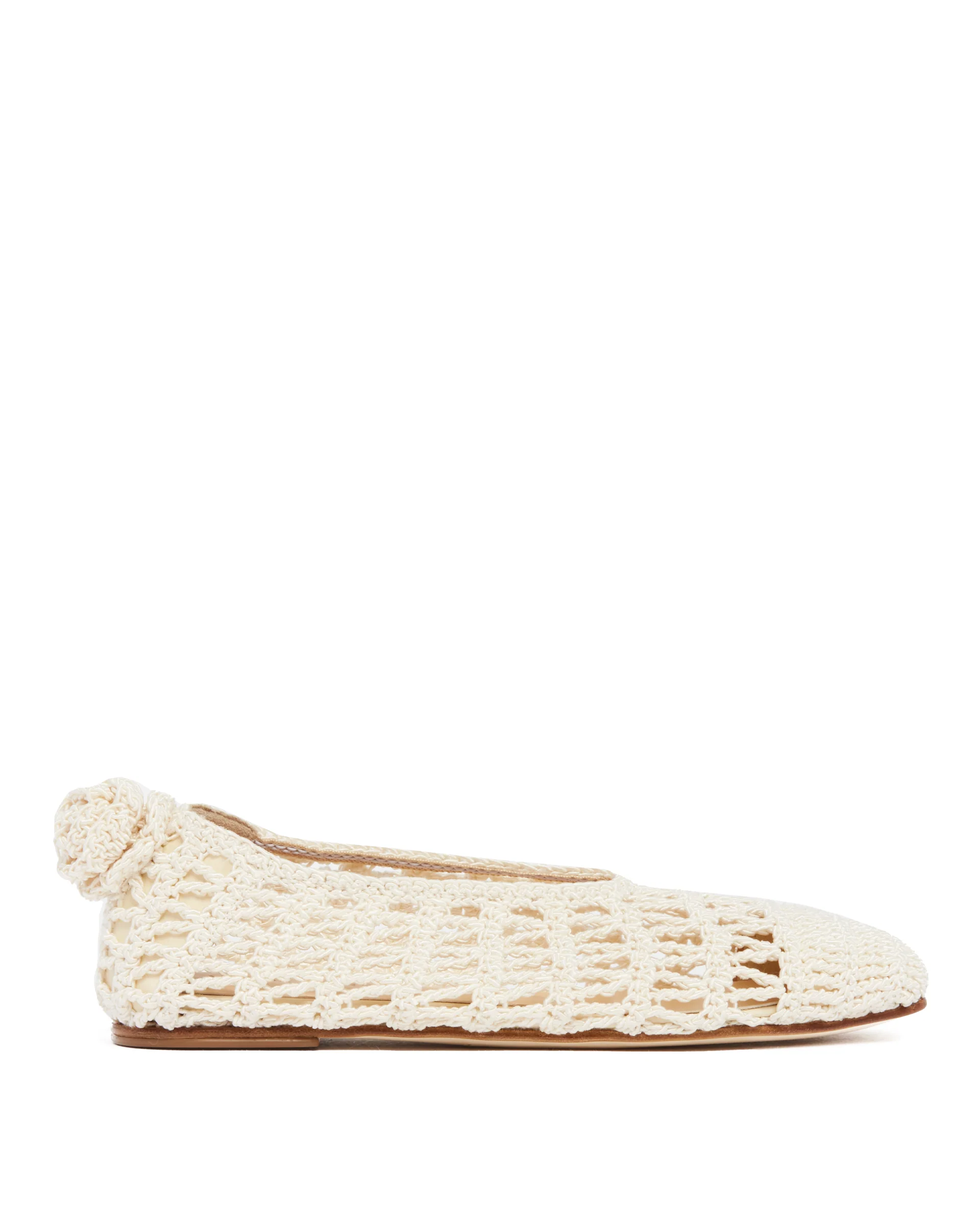 Ballerine Crochet Bianche