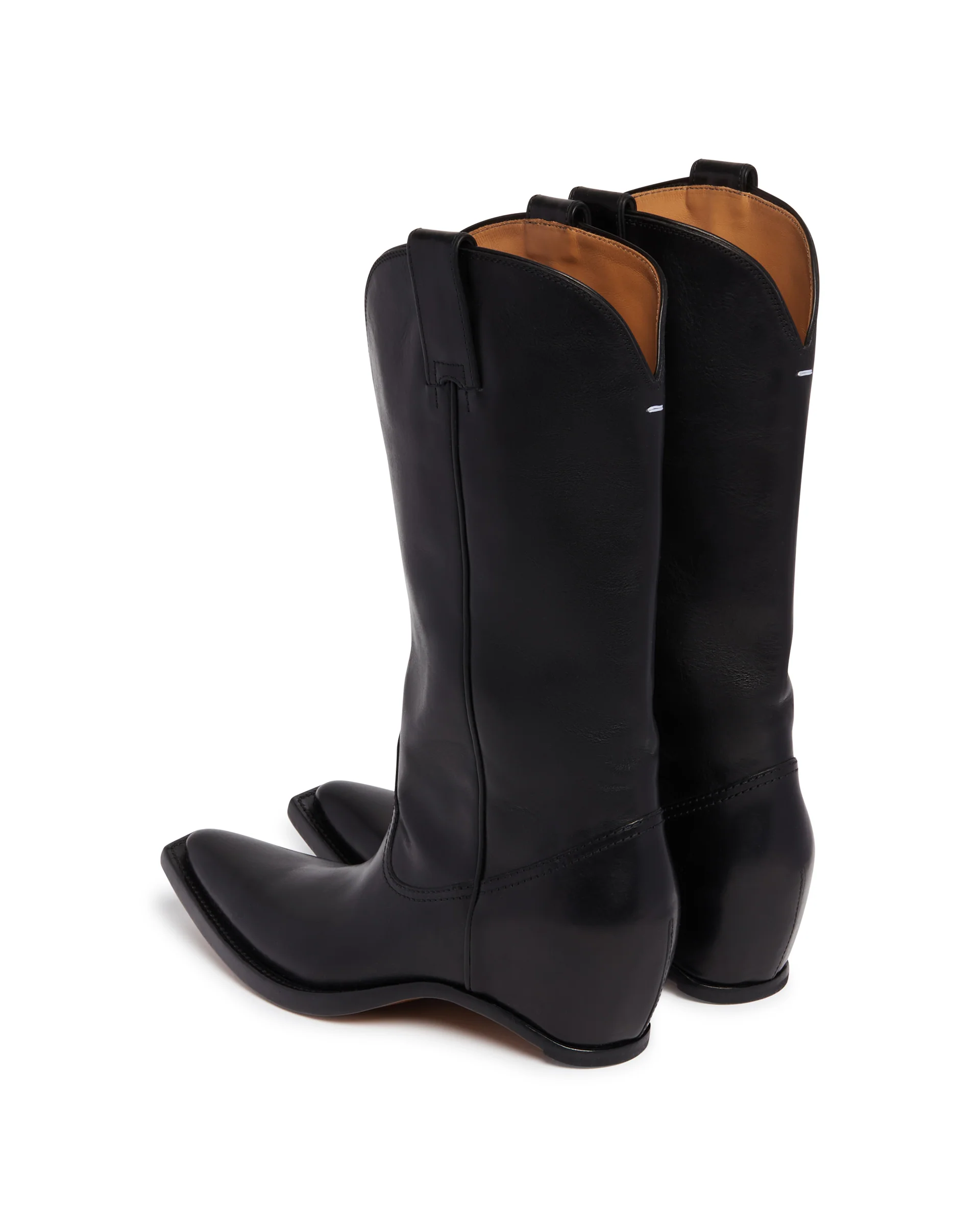Stivali Heel-less Western Neri - Image 5