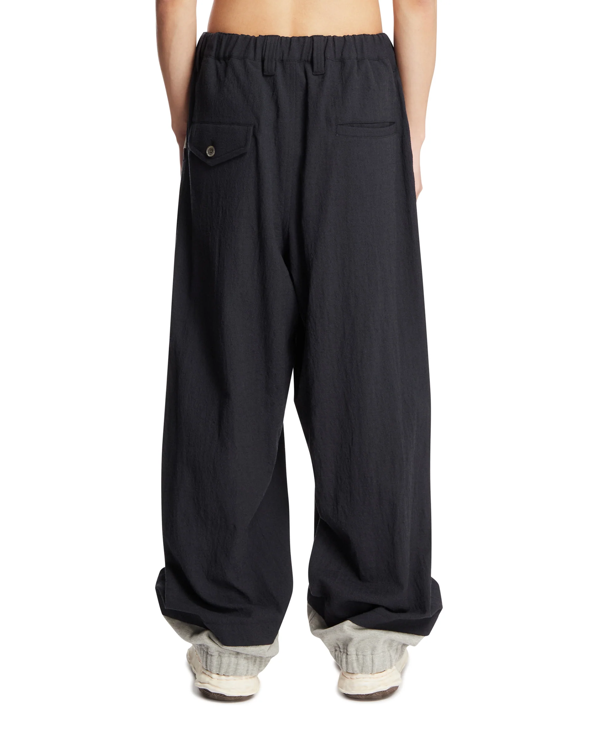 Pantaloni Relaxed In Cotone Blu - Image 5