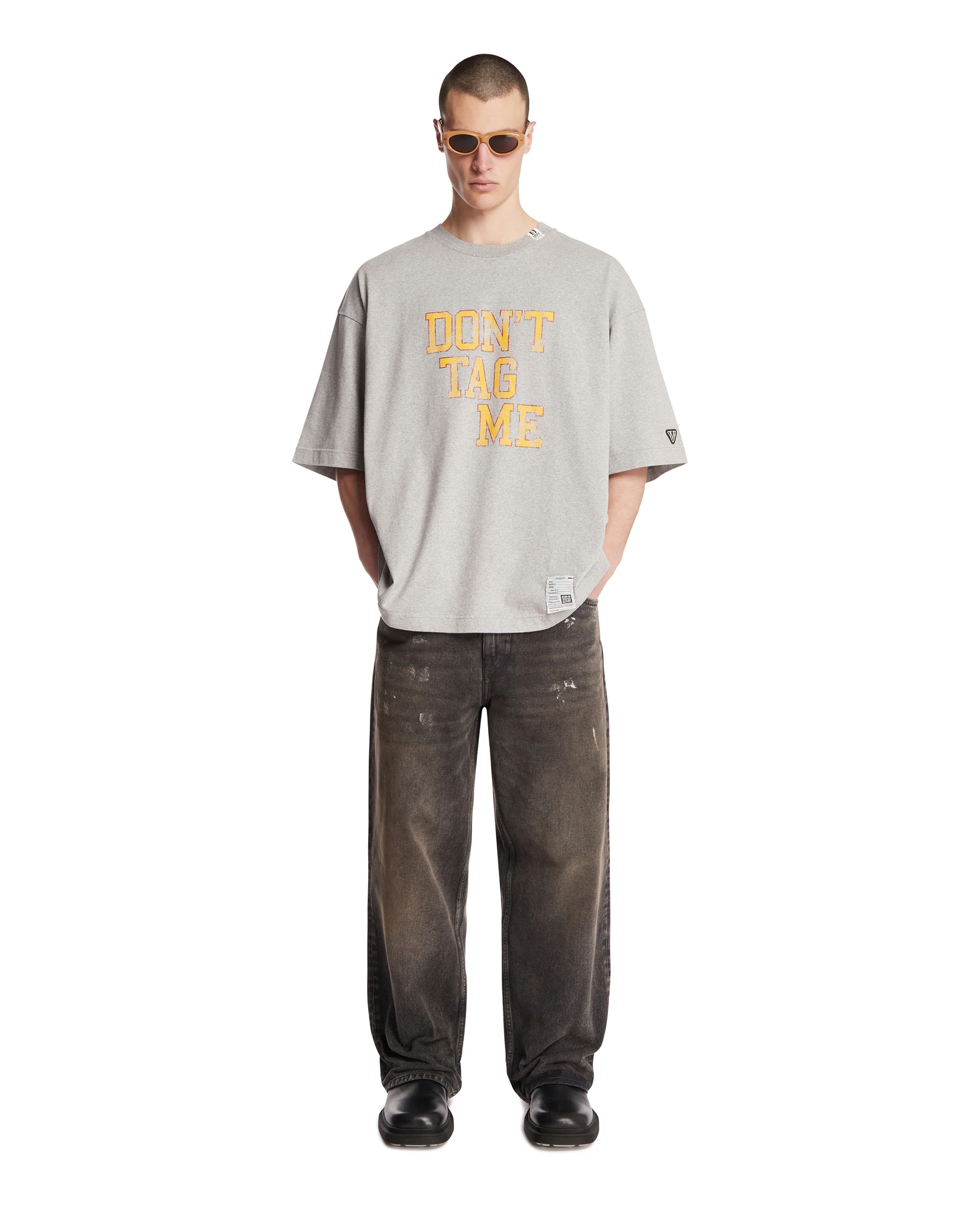 T-shirt Don't Tag Me Grigia - Image 3