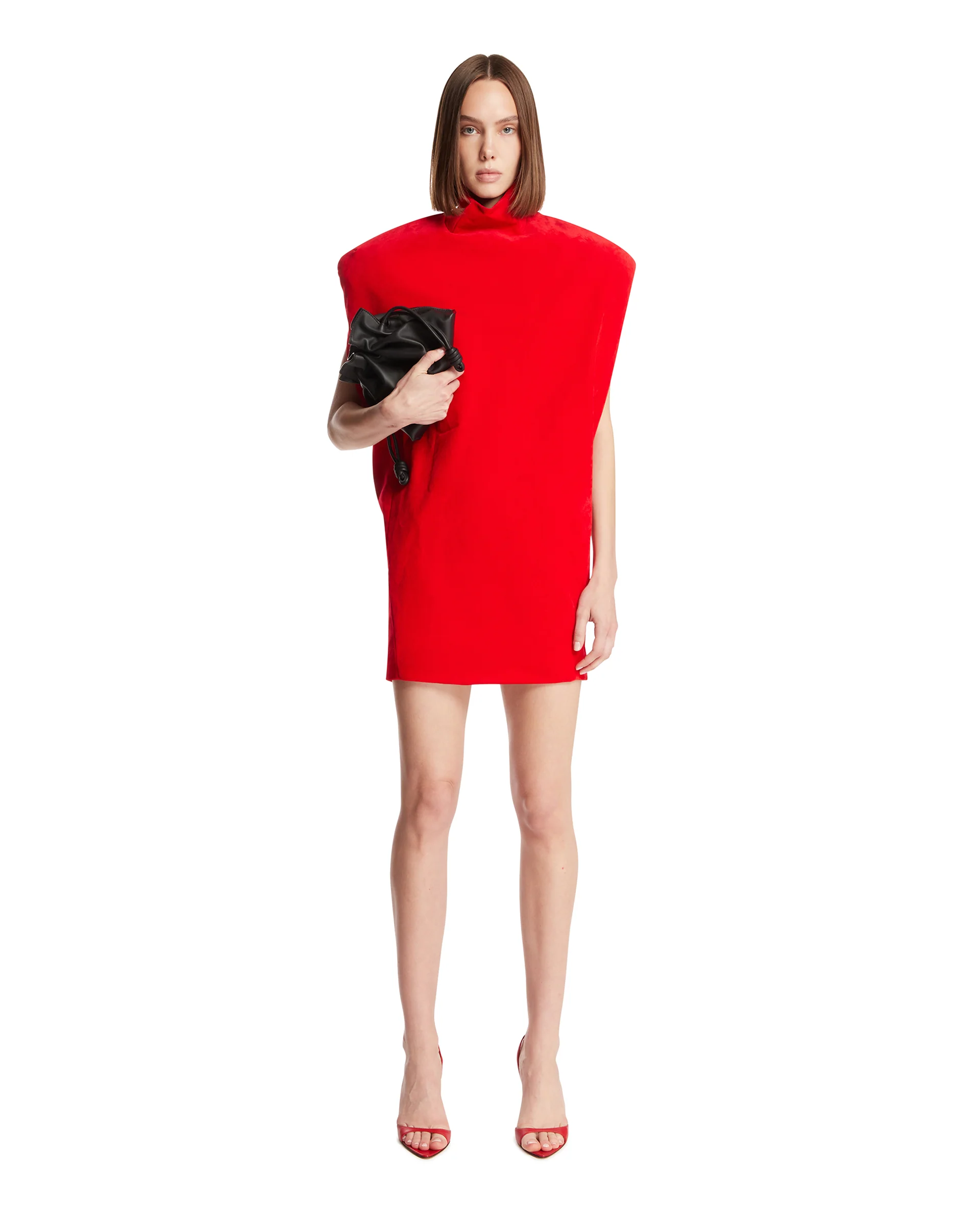 Abito Scultoreo Rosso - Image 3
