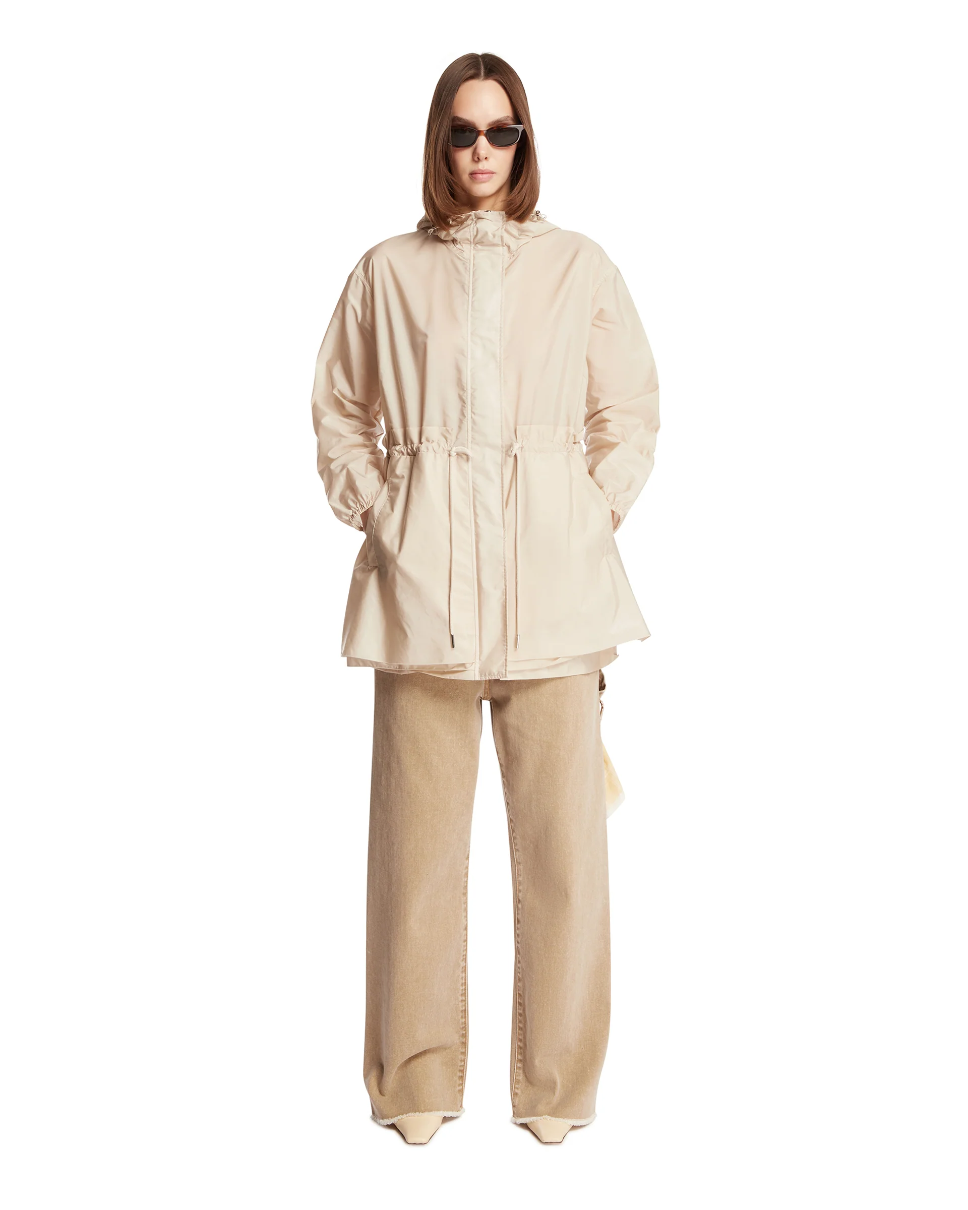 Giacca Impermeabile Weteau Beige - Image 3