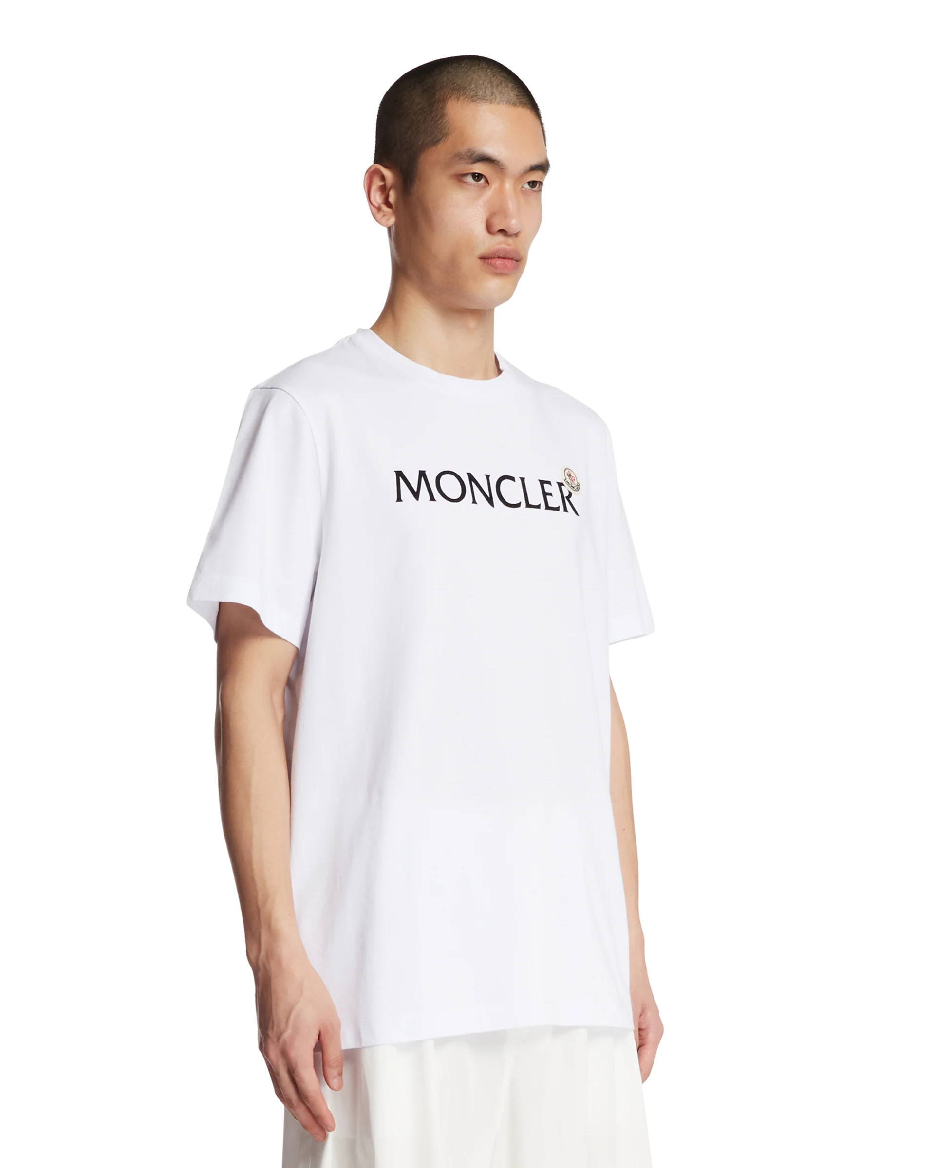 T-Shirt In Cotone Con Logo Bianca - Image 2
