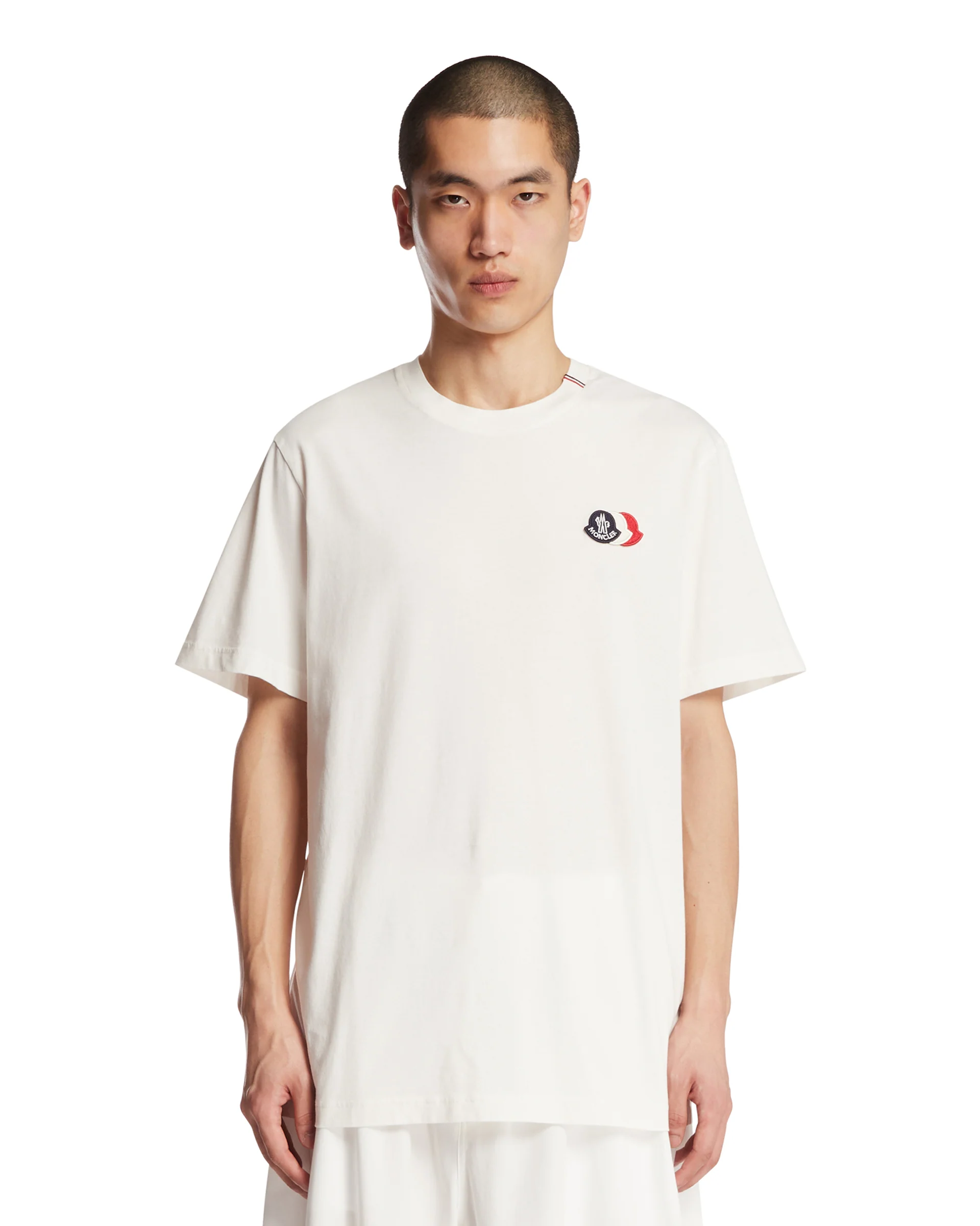 T-Shirt Triplo Patch Bianca