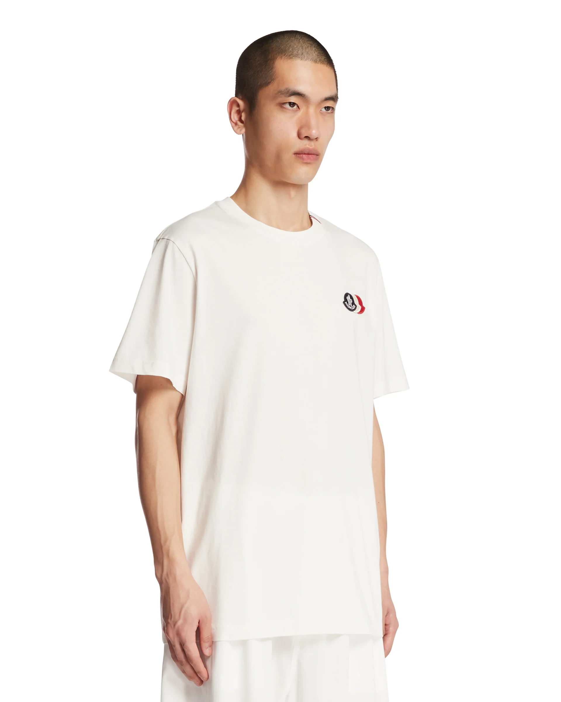 T-Shirt Triplo Patch Bianca - Image 2