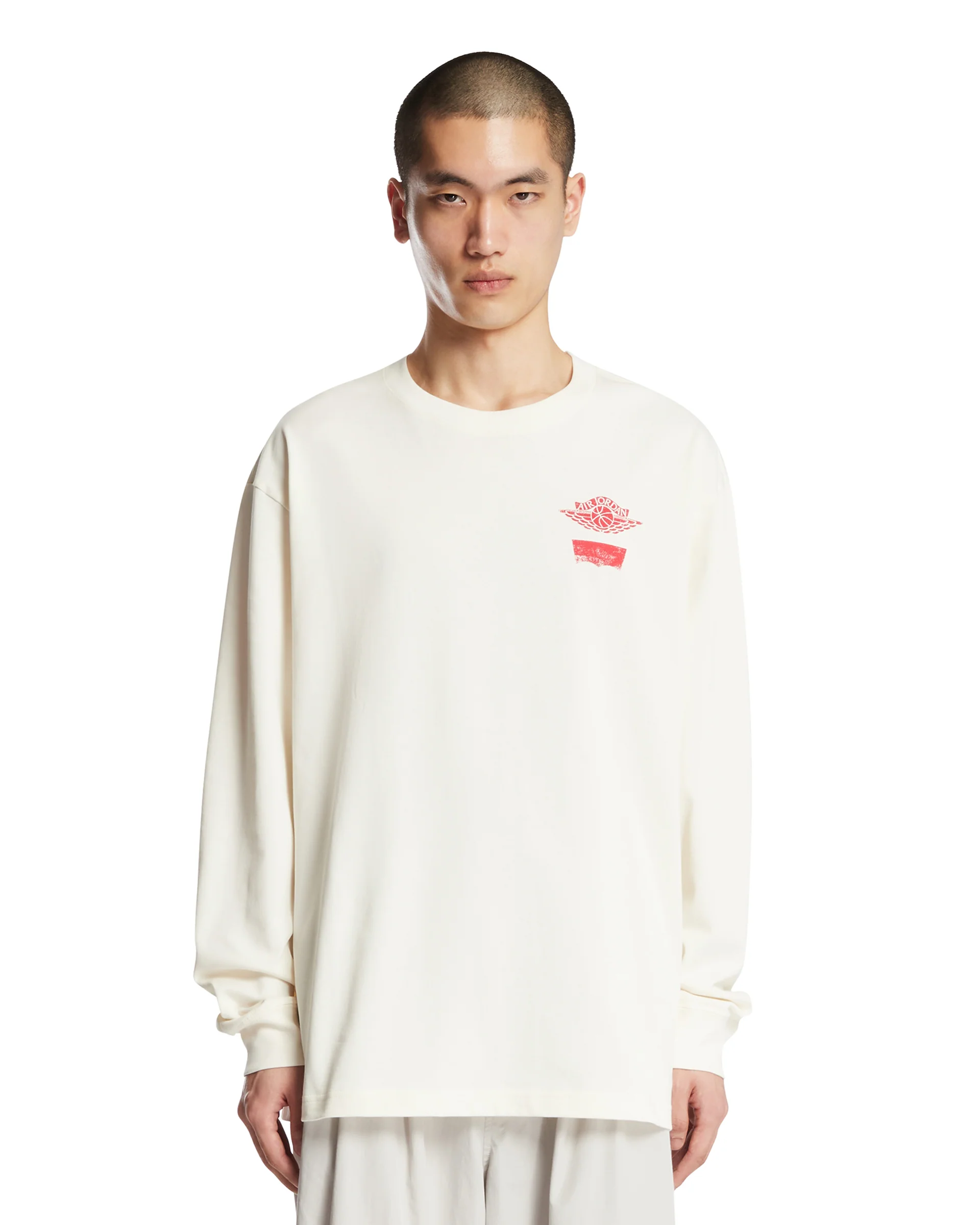 Air Jordan x Levi's T-Shirt Stampata Bianca