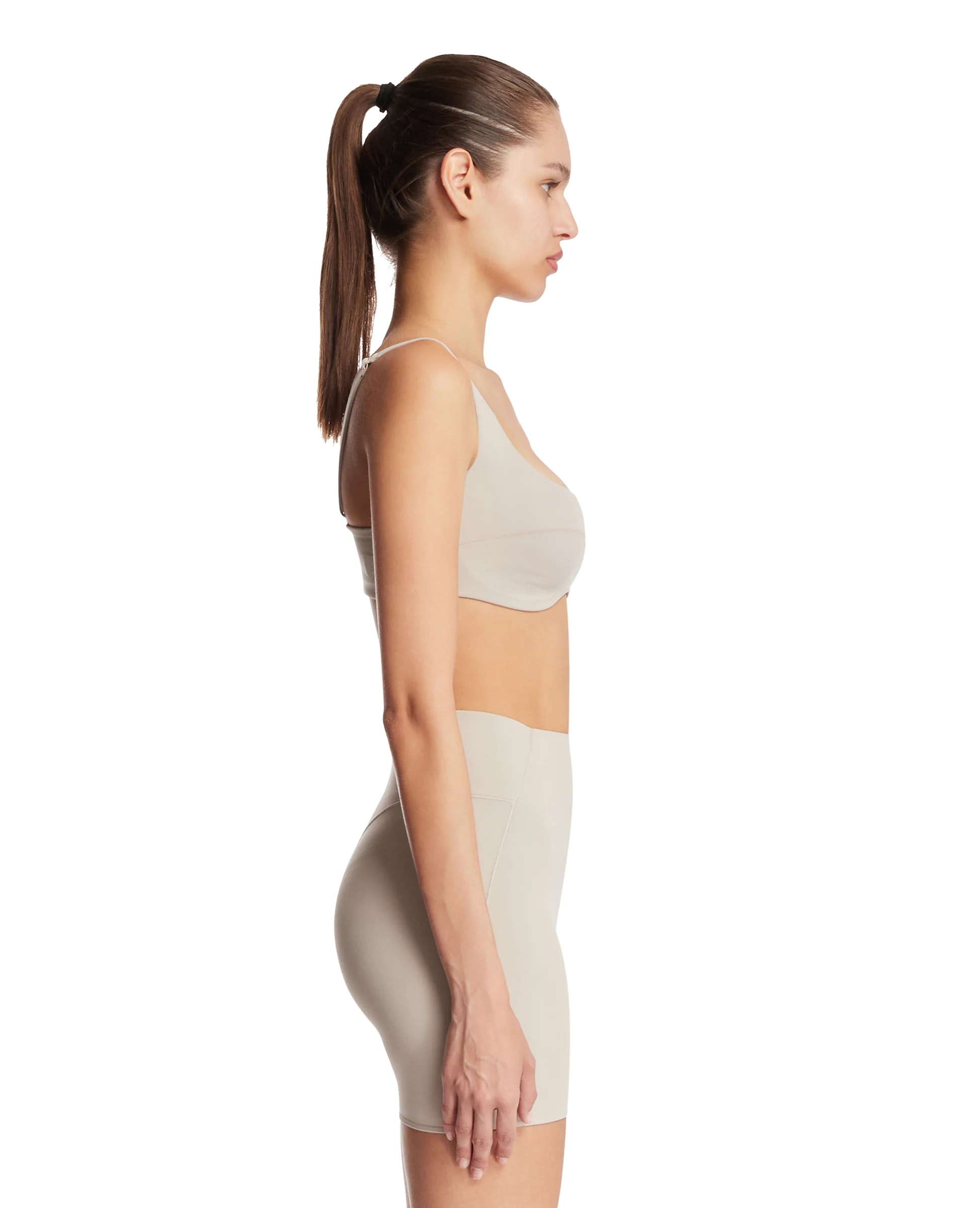 NikeSKIMS Top Con Cucitura Frontale Beige - Image 4