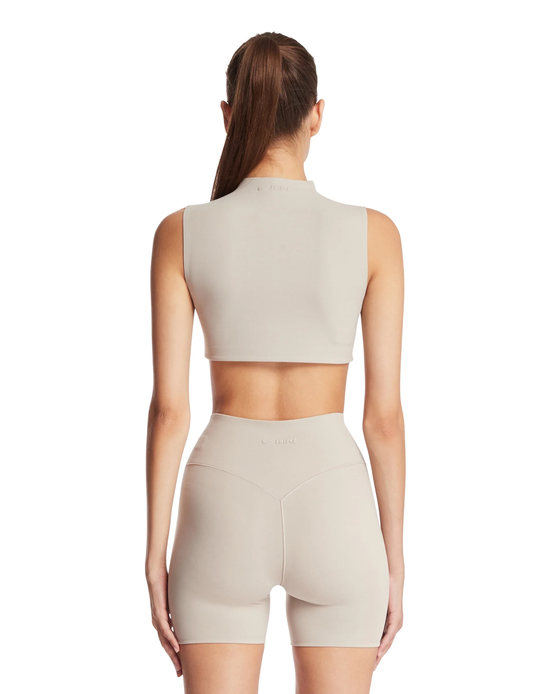 NikeSKIMS Top Mock Neck Beige - Image 5