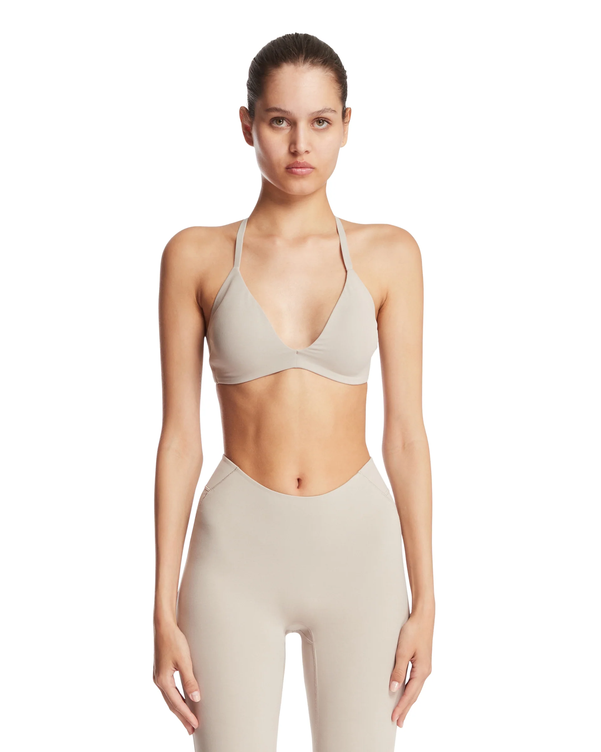 NikeSKIMS Top Studio Stretch Beige
