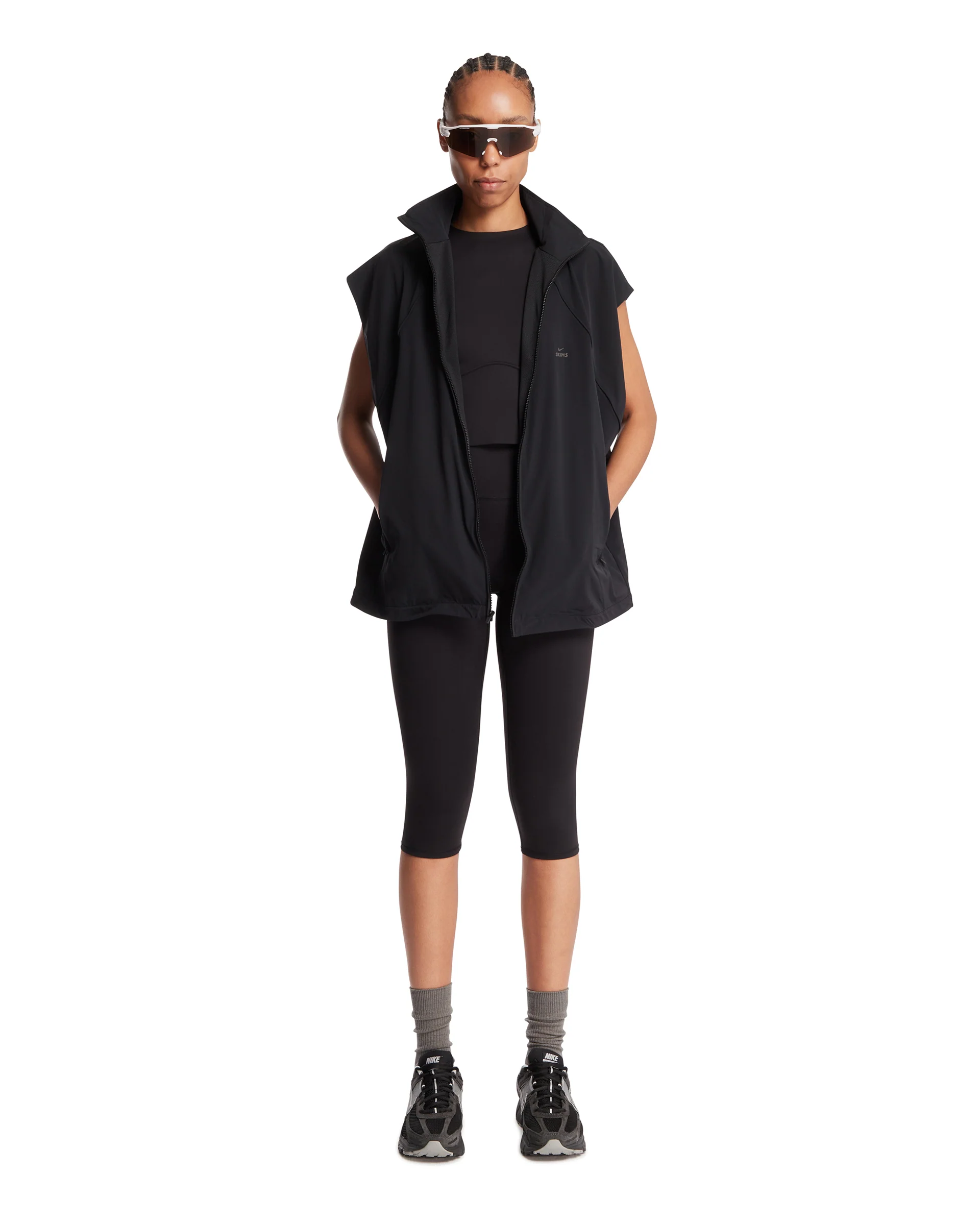 NikeSKIMS Leggings Cropped Neri - Image 3