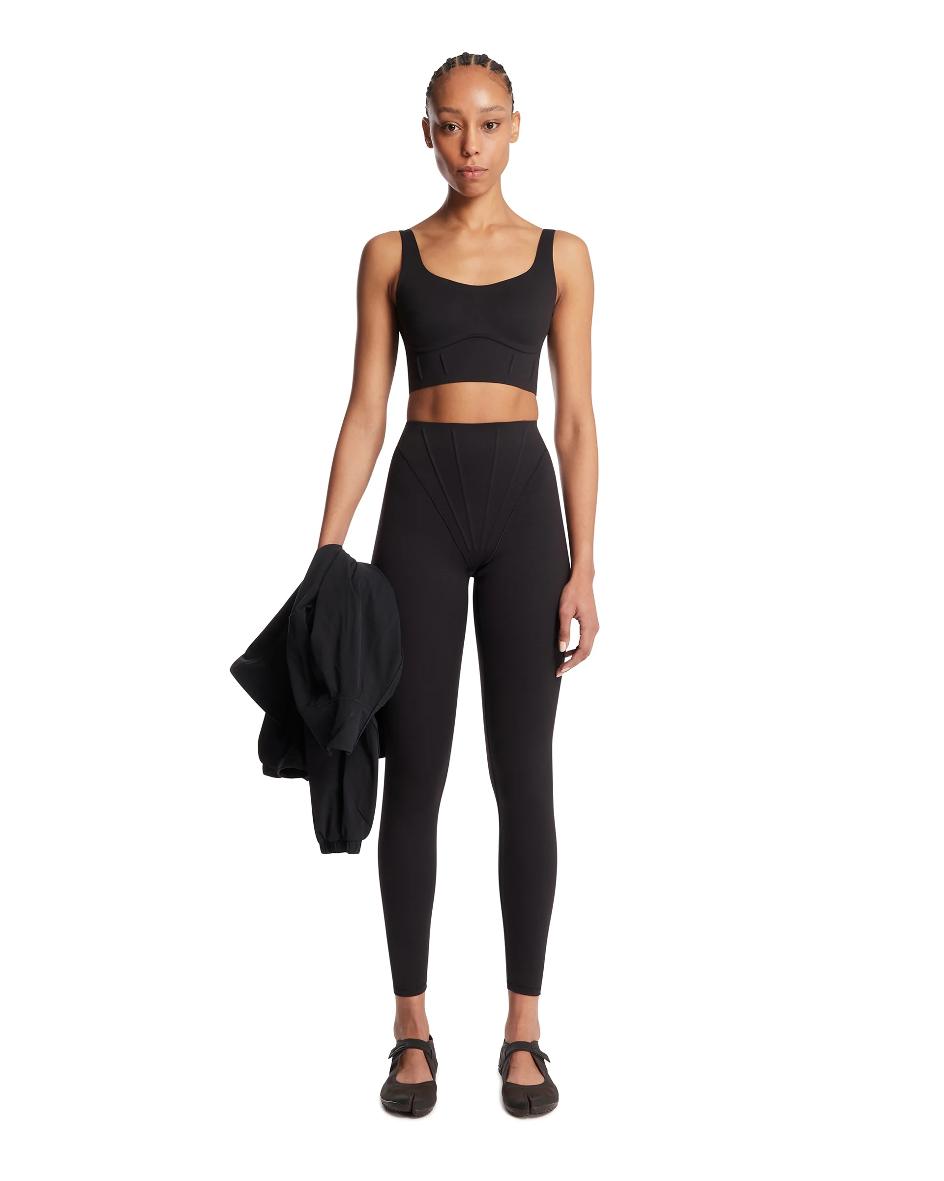 NikeSKIMS Leggings A Vita Alta Neri - Image 3