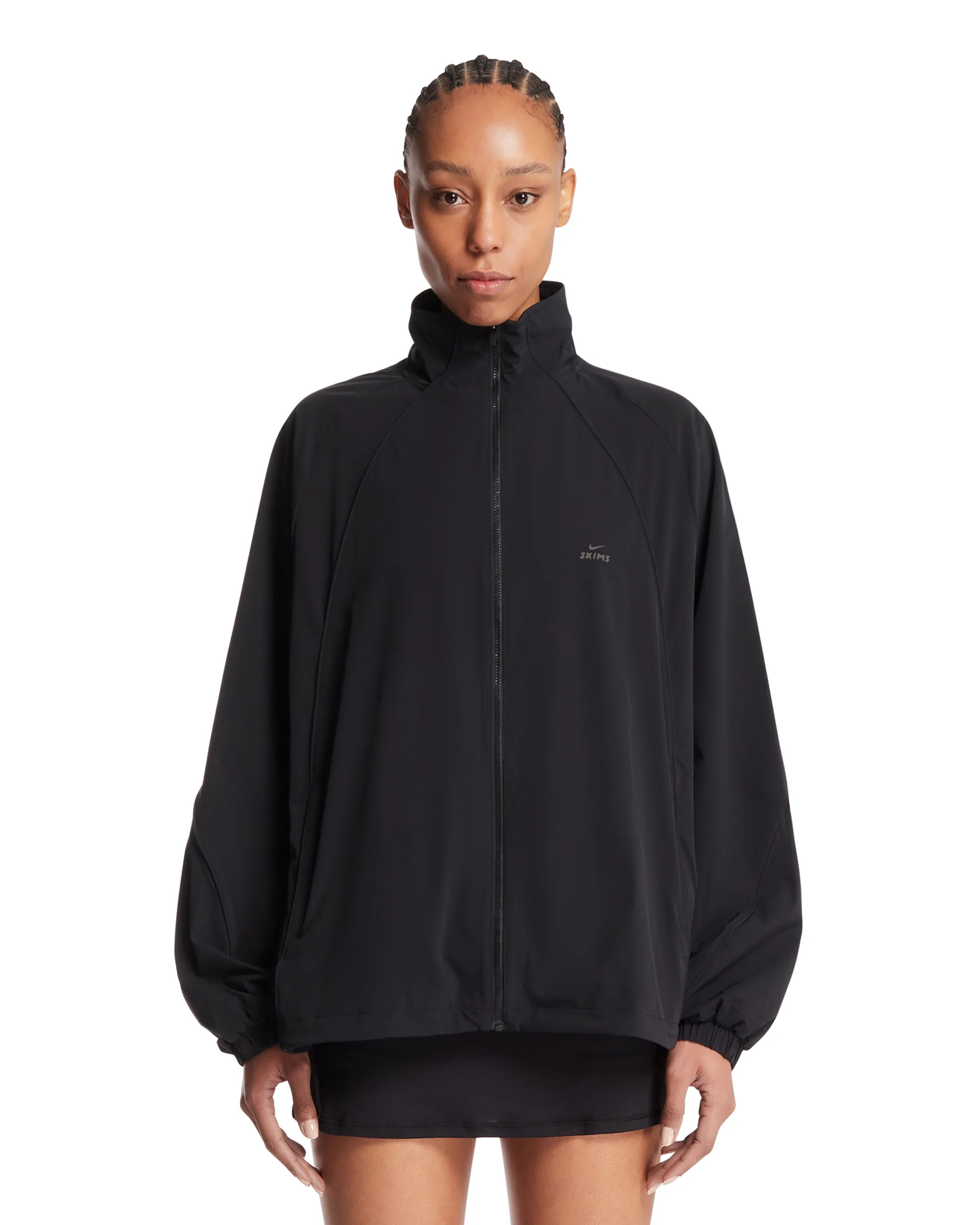NikeSKIMS Giacca Oversize In Nylon Nera