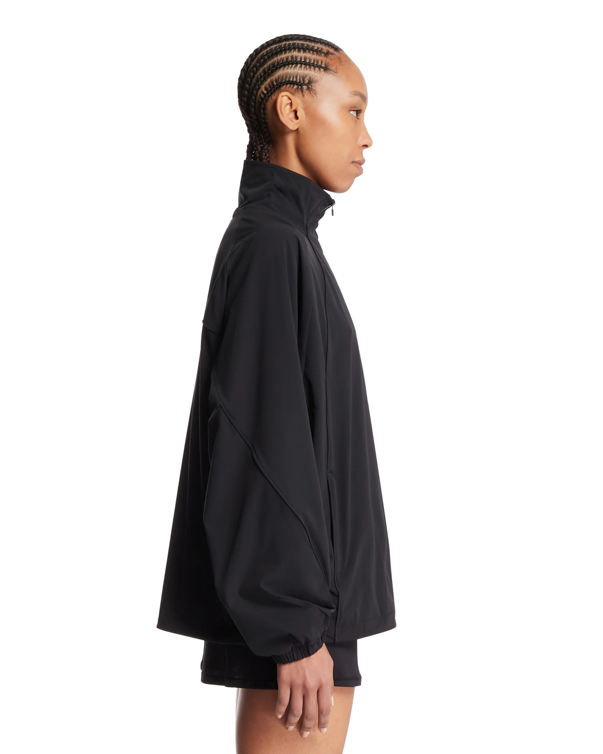 NikeSKIMS Giacca Oversize In Nylon Nera - Image 4