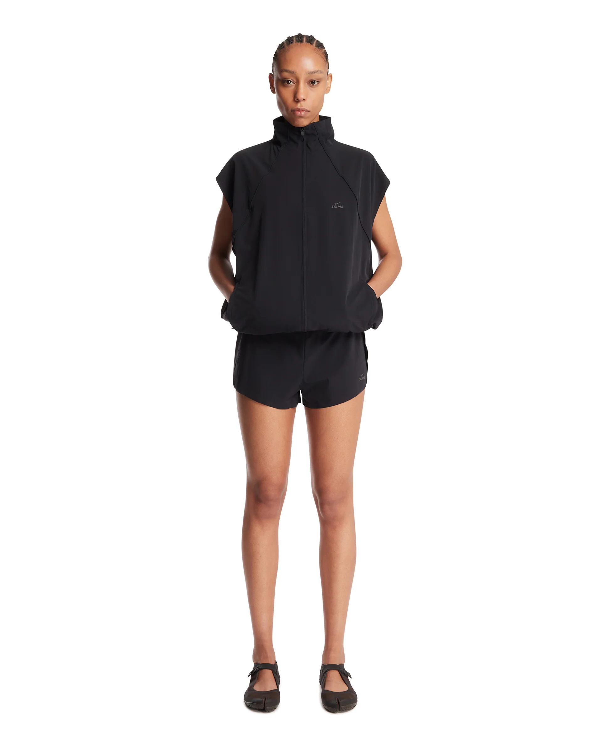 NikeSKIMS Shorts Da Corsa Neri - Image 3