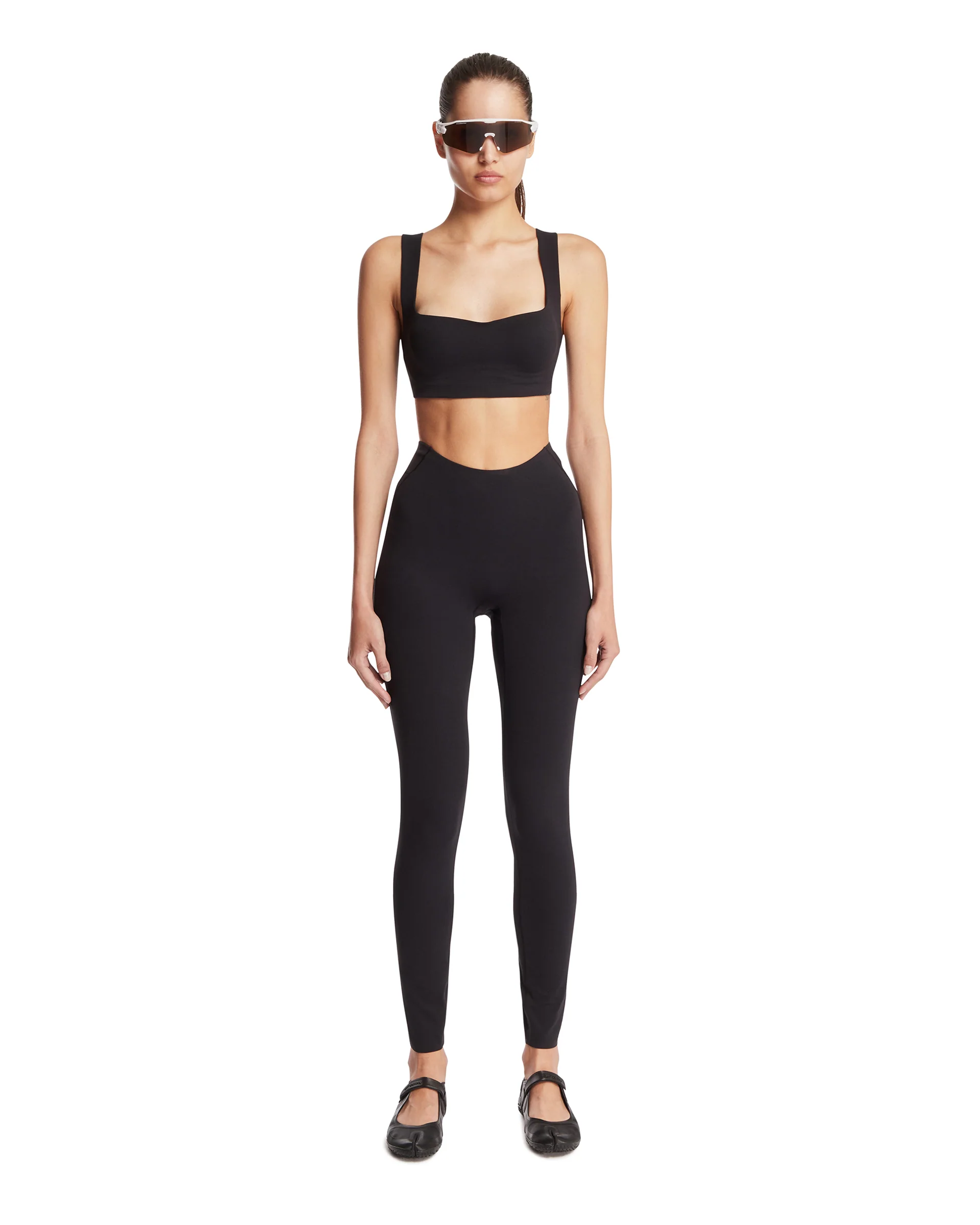 NikeSKIMS Leggings Studio Stretch Neri - Image 3
