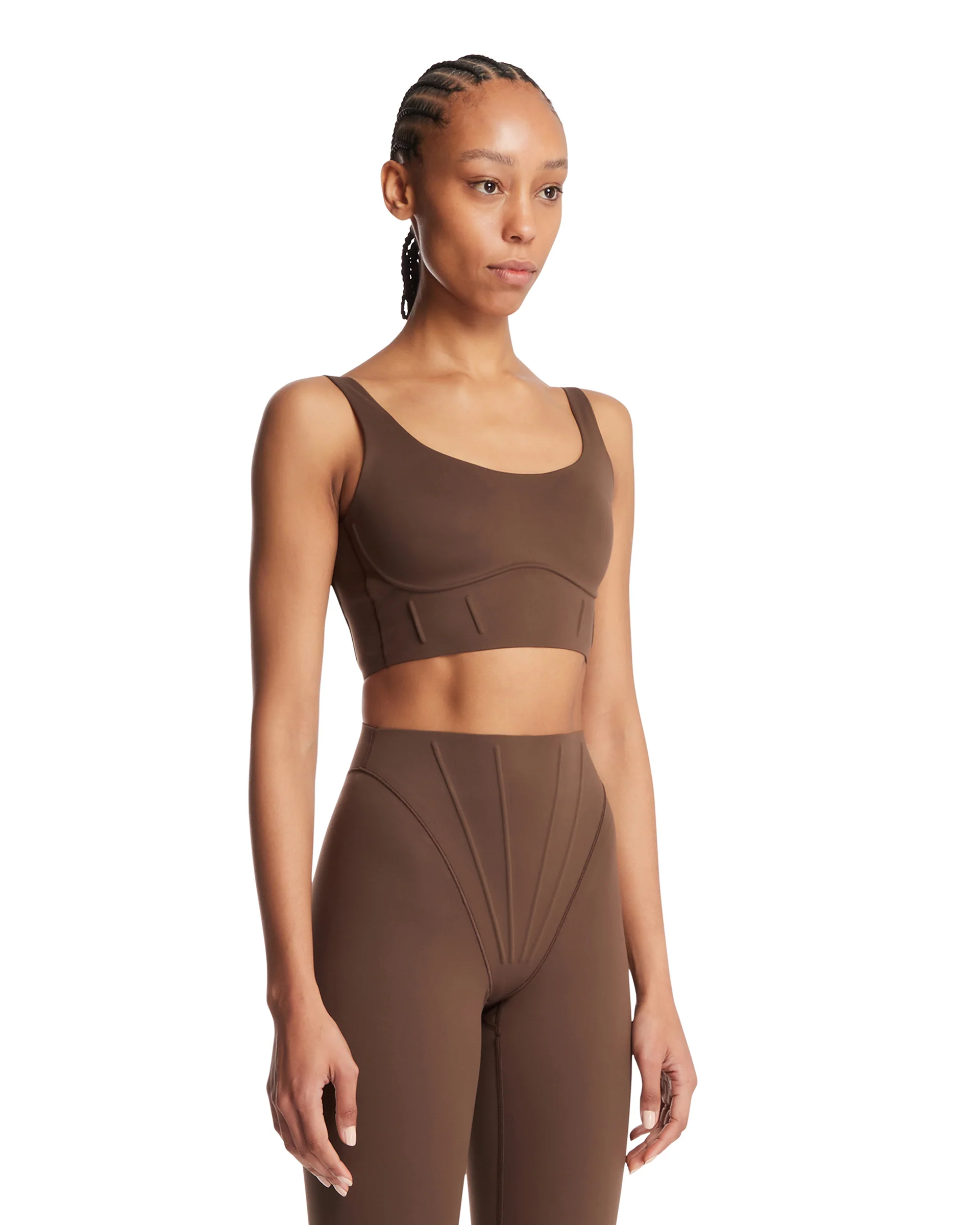 NikeSKIMS Top Longline Marrone - Image 2
