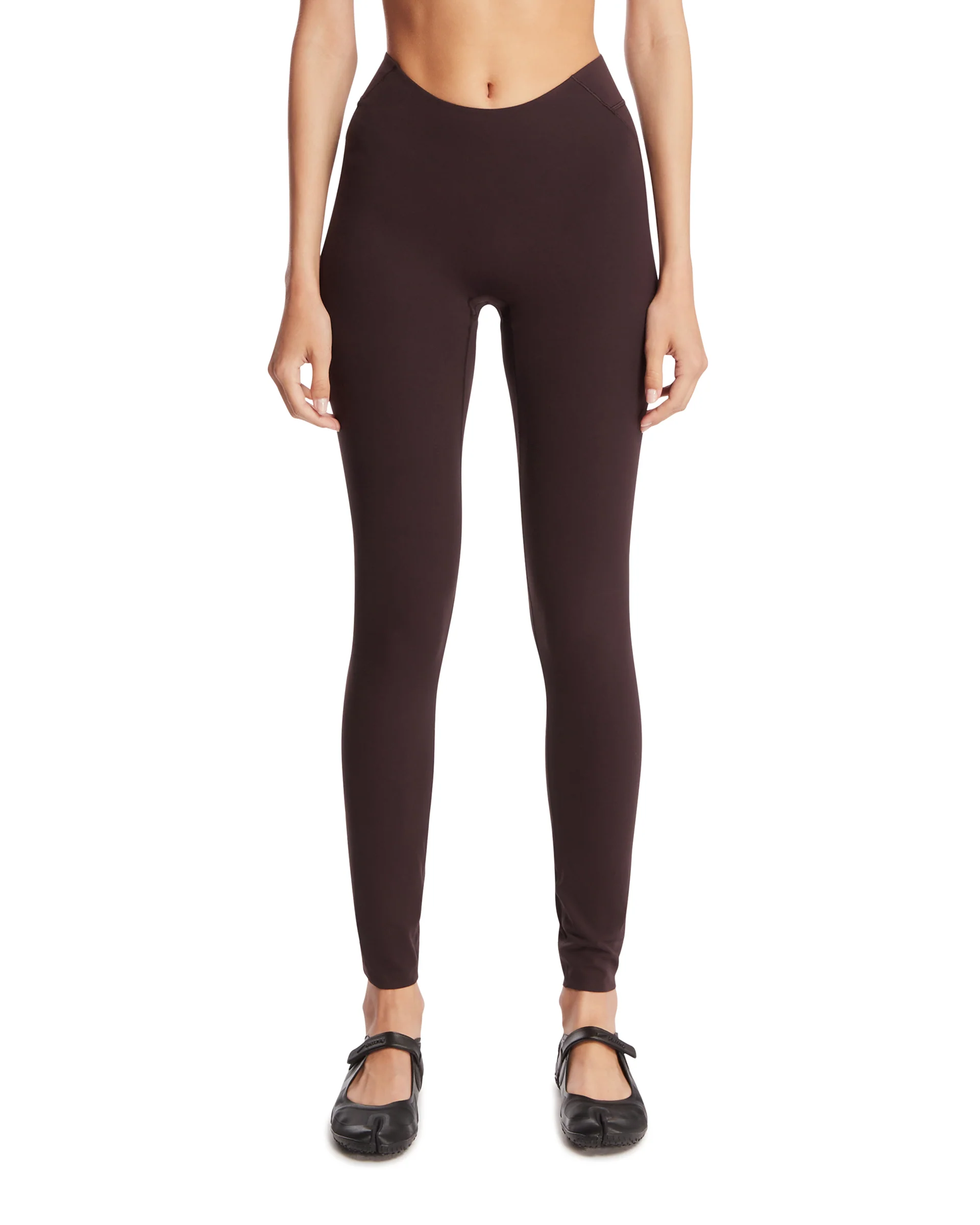 NikeSKIMS Leggings Studio Stretch Marroni