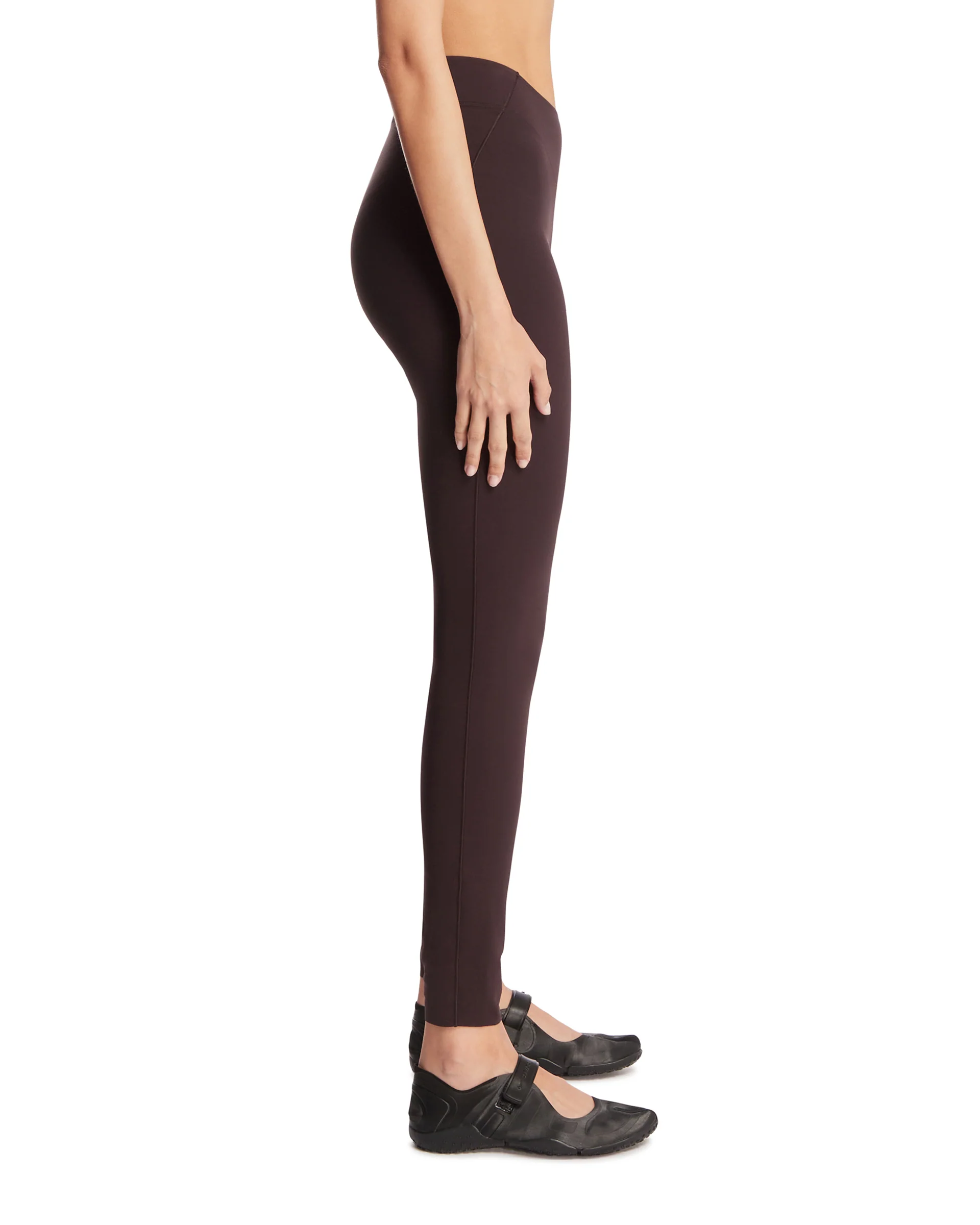 NikeSKIMS Leggings Studio Stretch Marroni - Image 4
