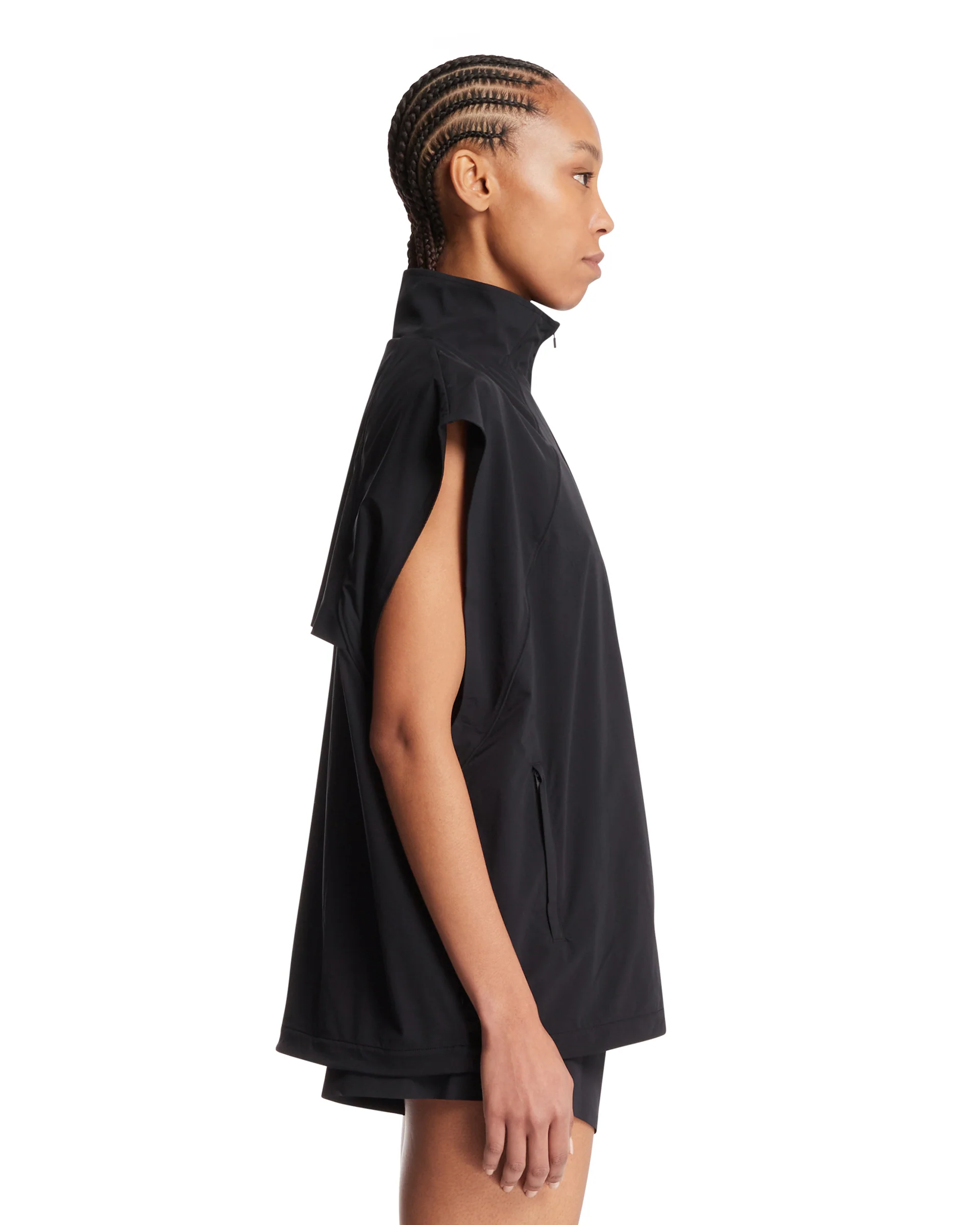 NikeSKIMS Gilet Oversize In Nylon Nero - Image 4
