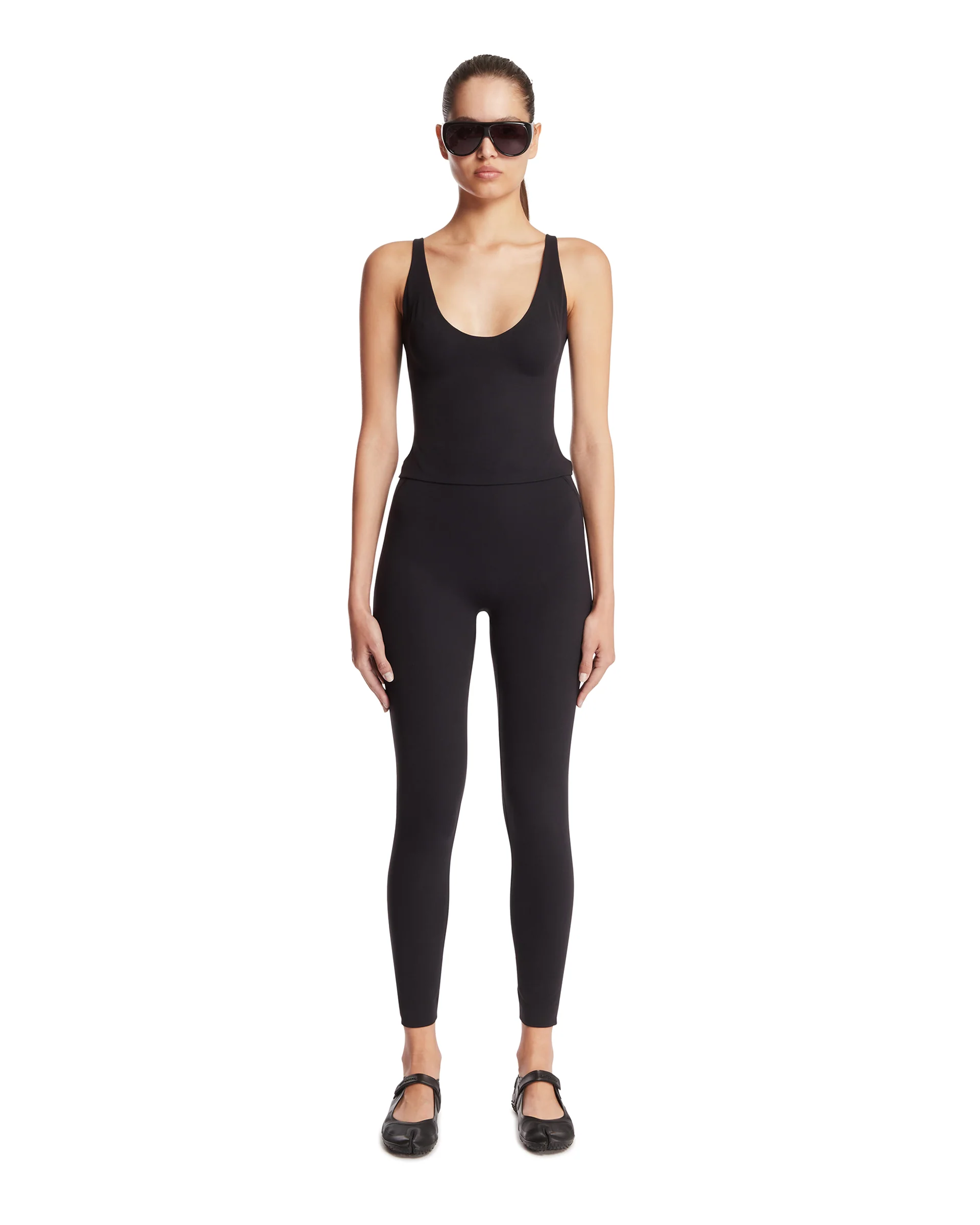 NikeSKIMS Leggings Studio Stretch Neri - Image 3