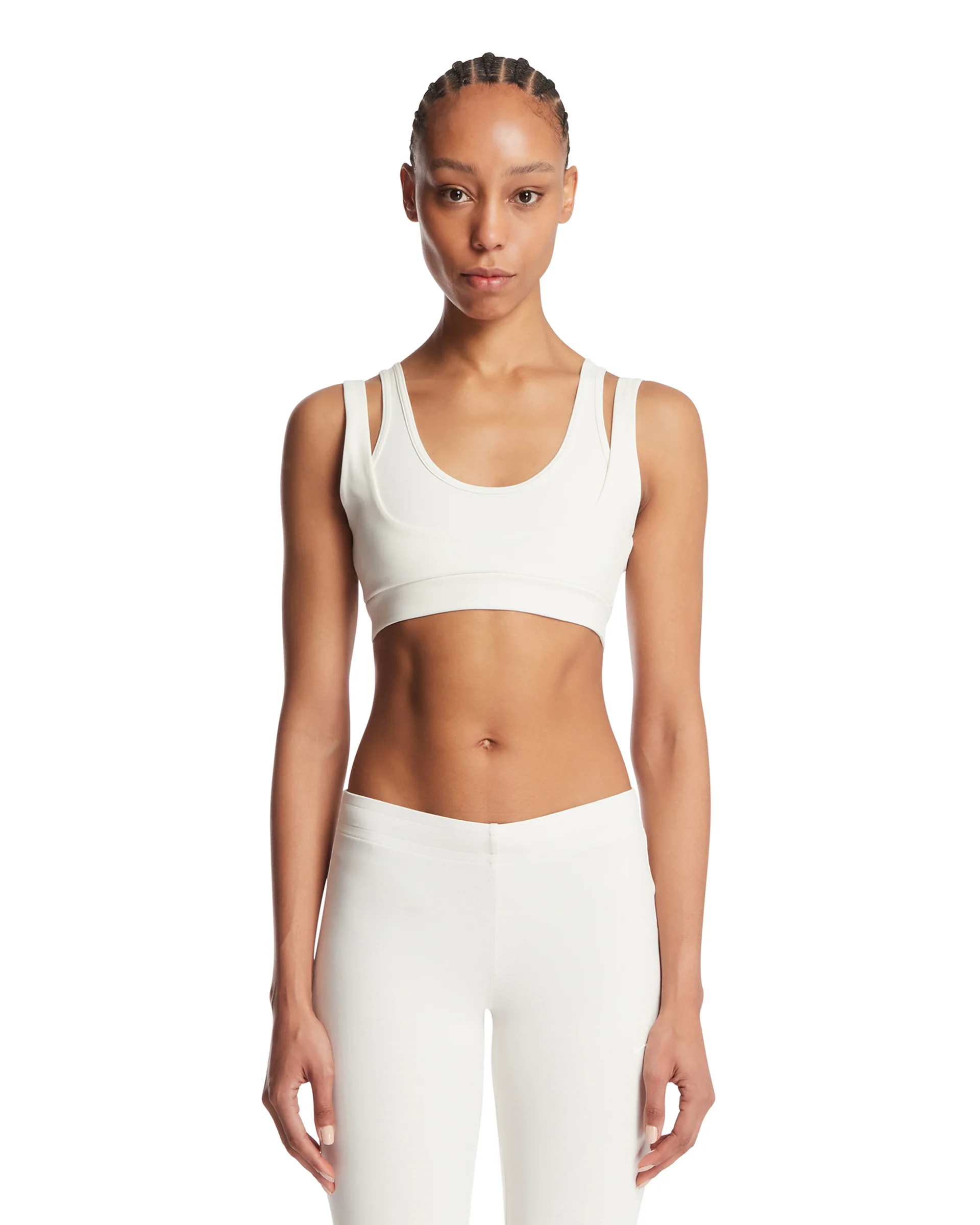 NikeSKIMS Top Doppia Spallina Bianco