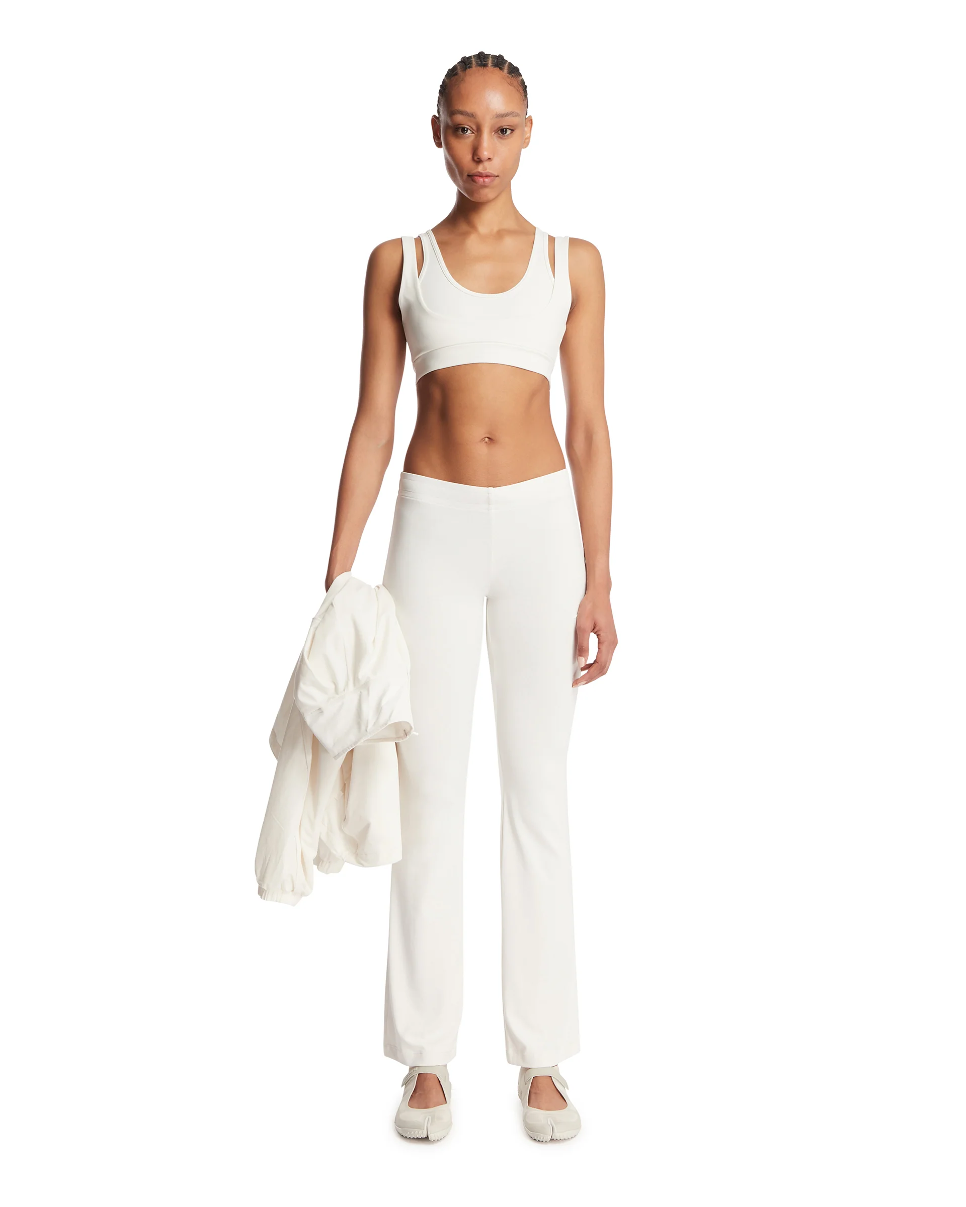 NikeSKIMS Pantaloni A Vita Bassa Bianchi - Image 3
