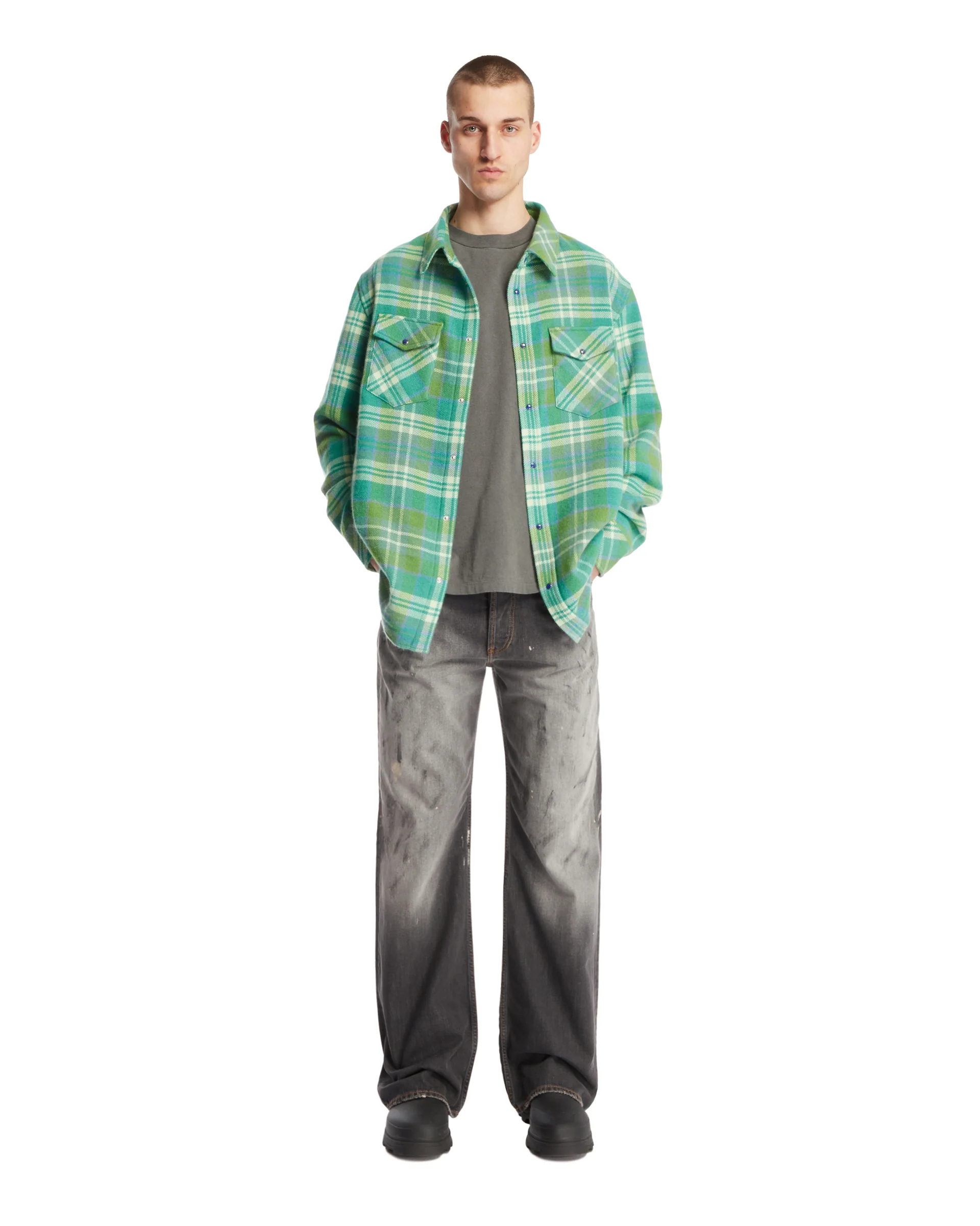 Box T-Shirt In Cotone Grigia - Image 3